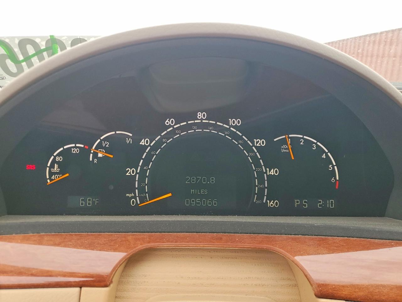 2001 Mercedes-benz S 430 Gold vin: WDBNG70J51A162882