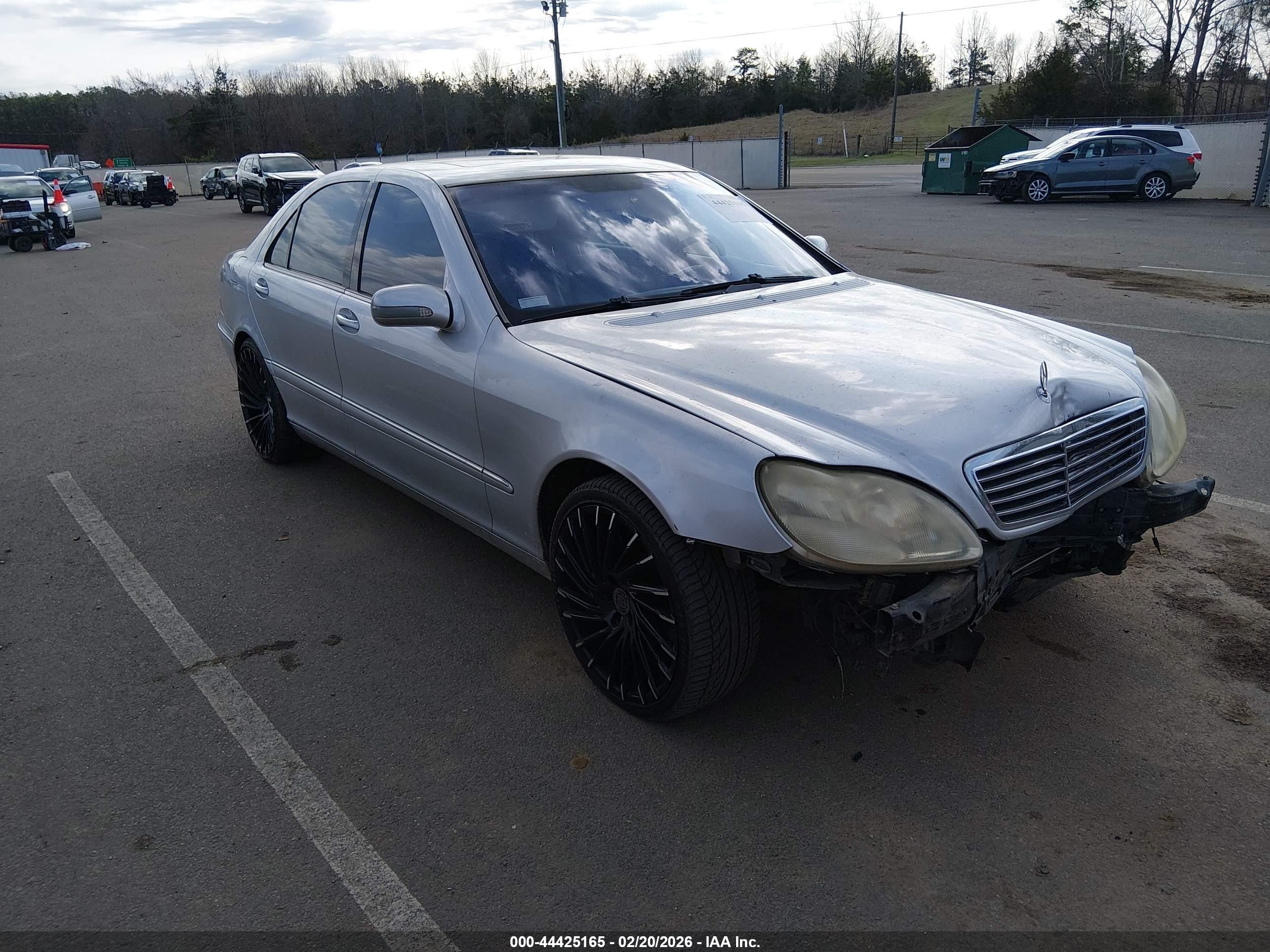 2001 Mercedes-benz S 430   Silver vin: WDBNG70J51A165619
