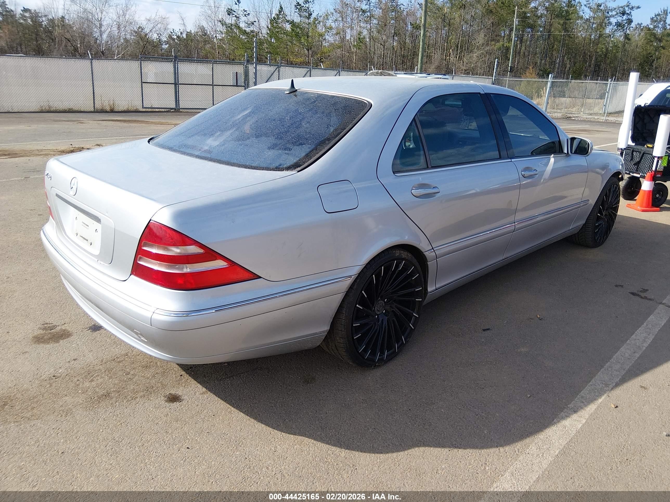 2001 Mercedes-benz S 430   Silver vin: WDBNG70J51A165619