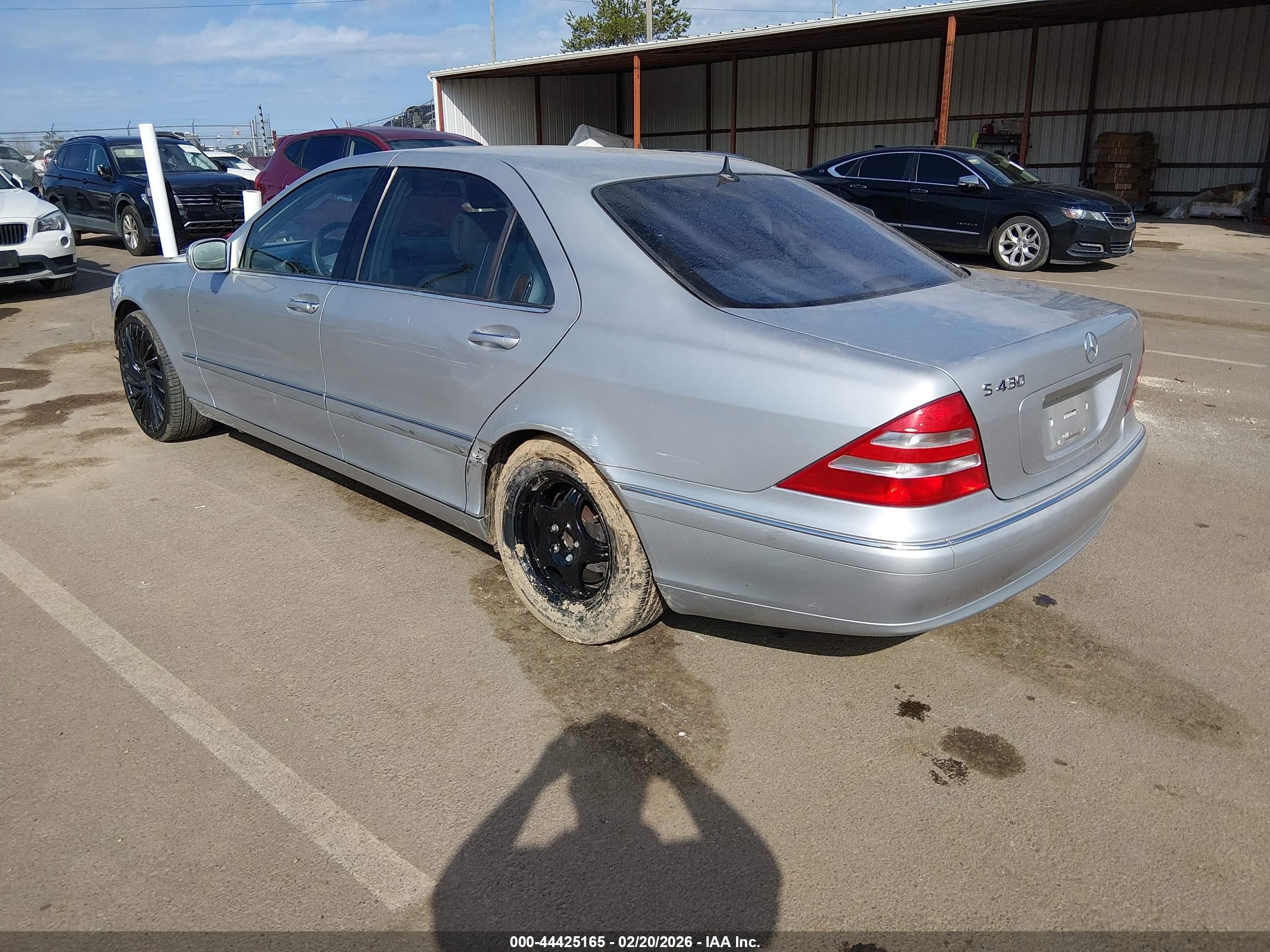 2001 Mercedes-benz S 430   Silver vin: WDBNG70J51A165619