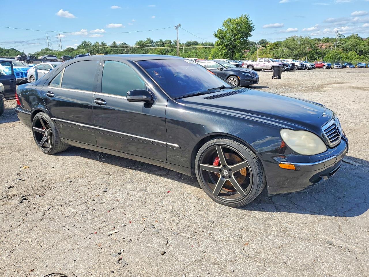 2001 Mercedes-benz S 430 Black vin: WDBNG70J51A222272