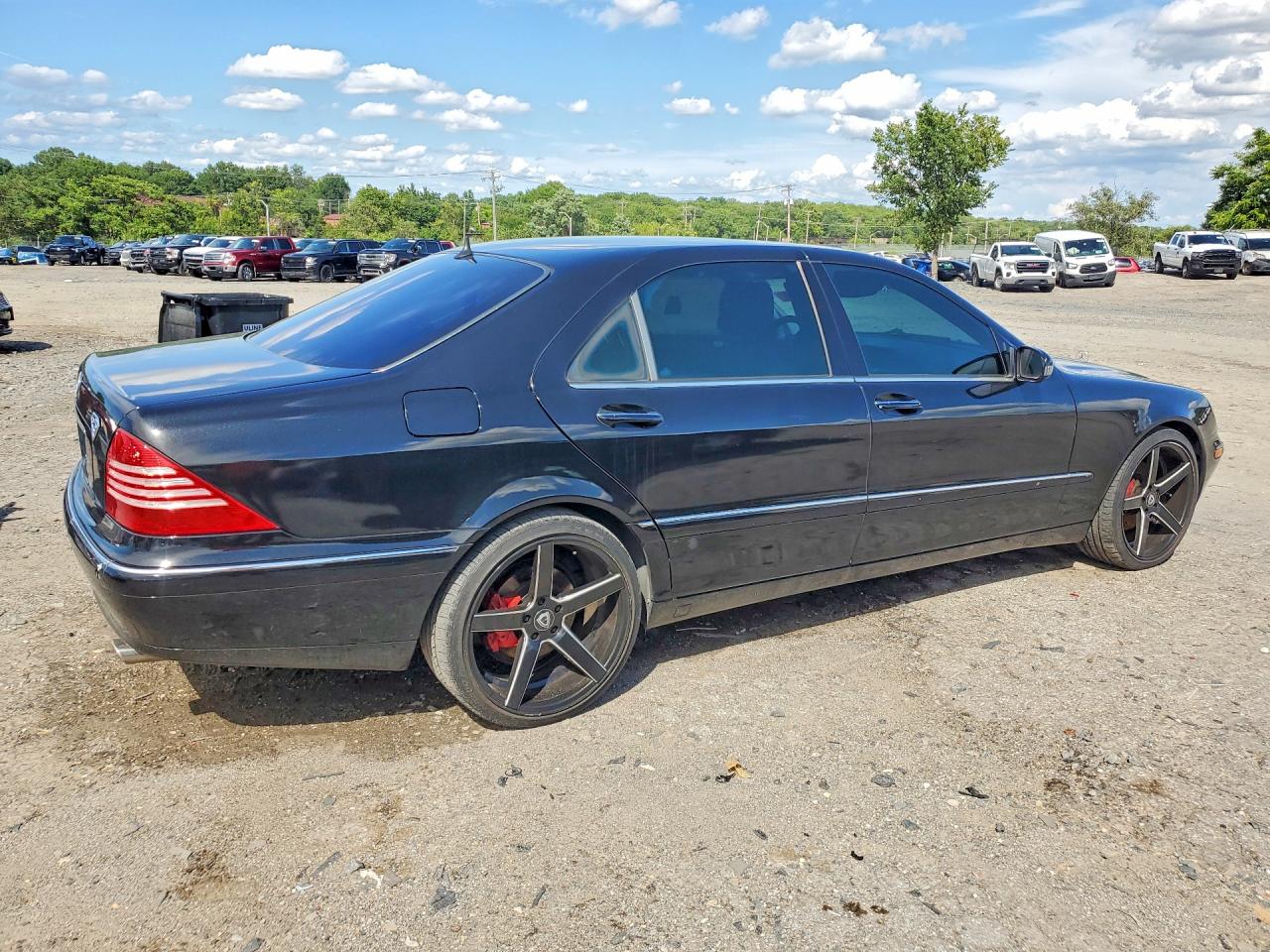 2001 Mercedes-benz S 430 Black vin: WDBNG70J51A222272