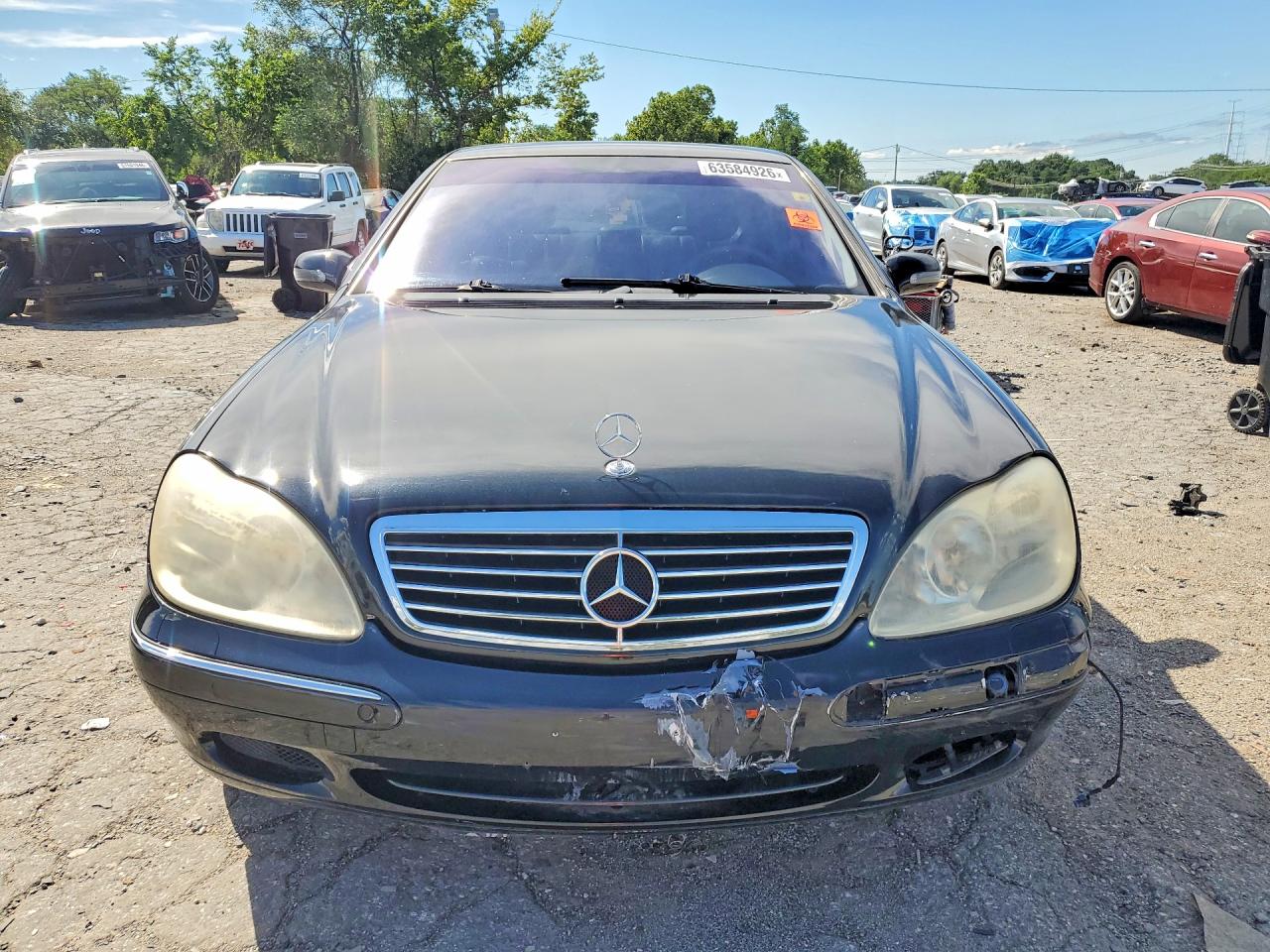 2001 Mercedes-benz S 430 Black vin: WDBNG70J51A222272