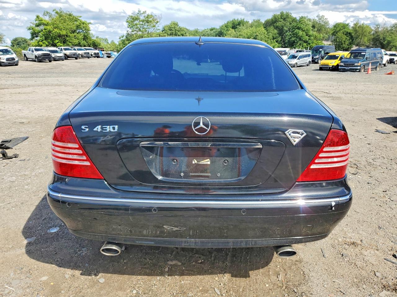 2001 Mercedes-benz S 430 Black vin: WDBNG70J51A222272
