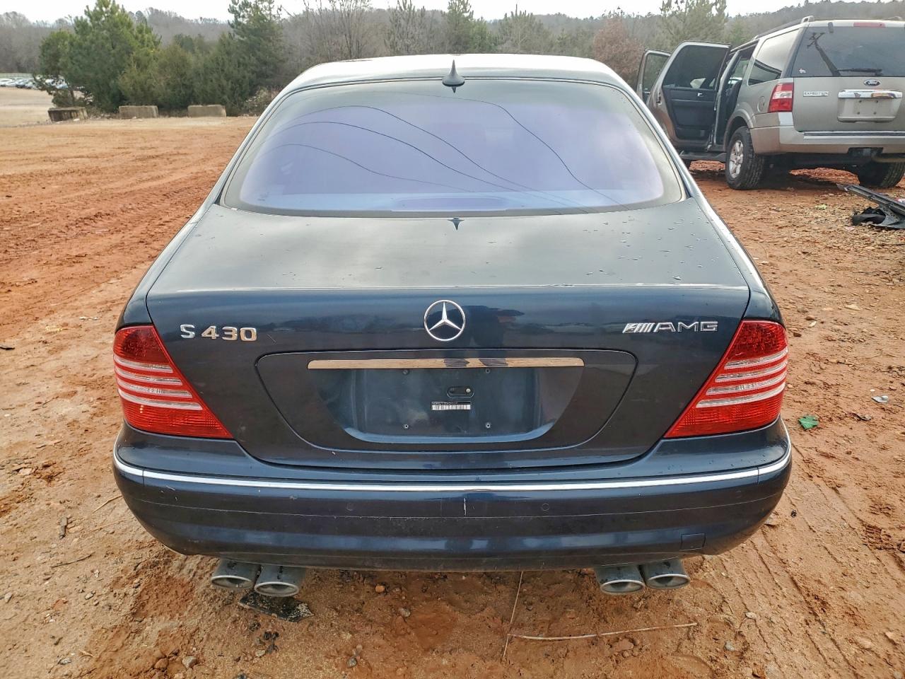 2003 Mercedes-benz S 430 Blue vin: WDBNG70J53A371297