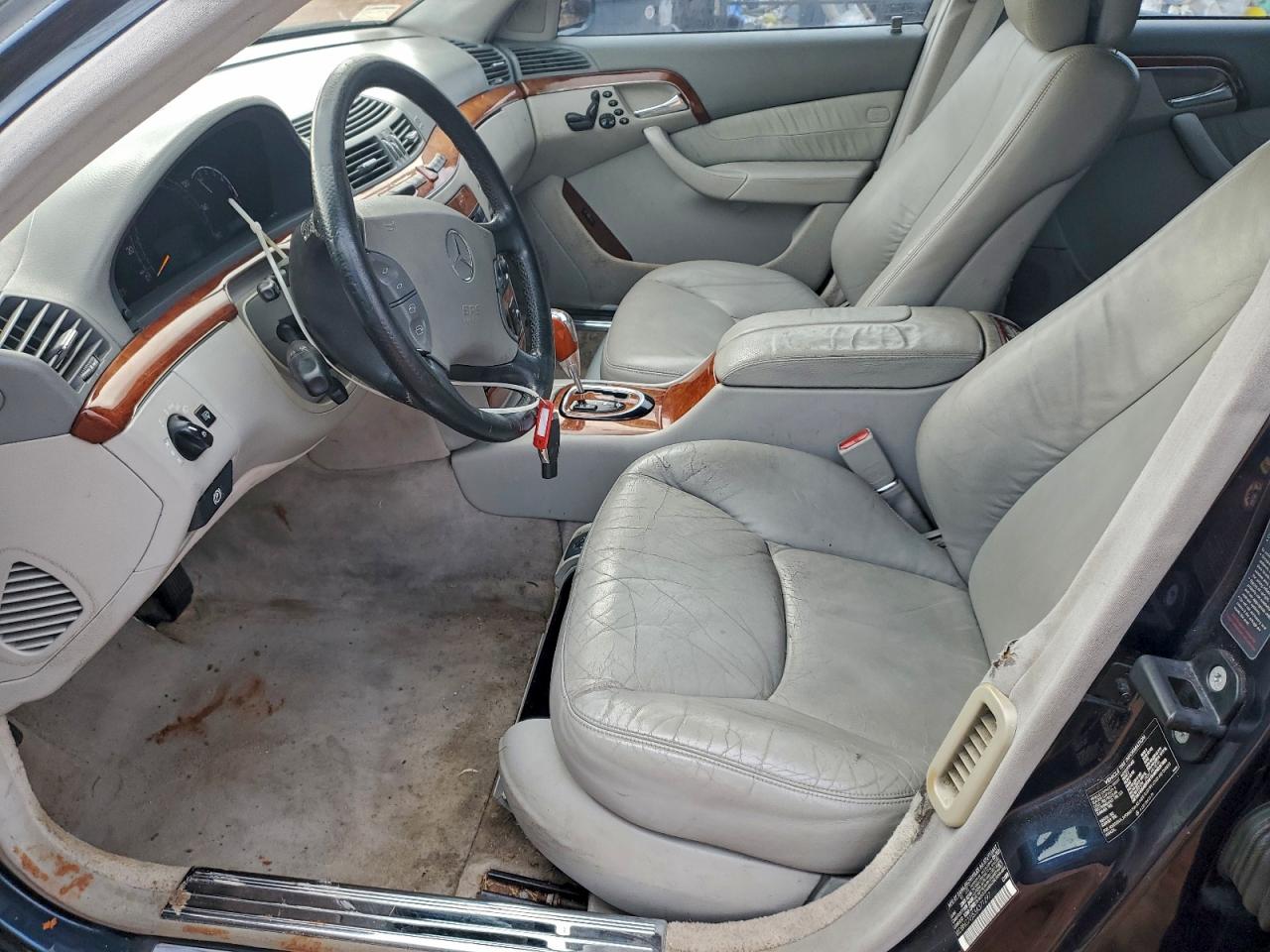 2003 Mercedes-benz S 430 Blue vin: WDBNG70J53A371297