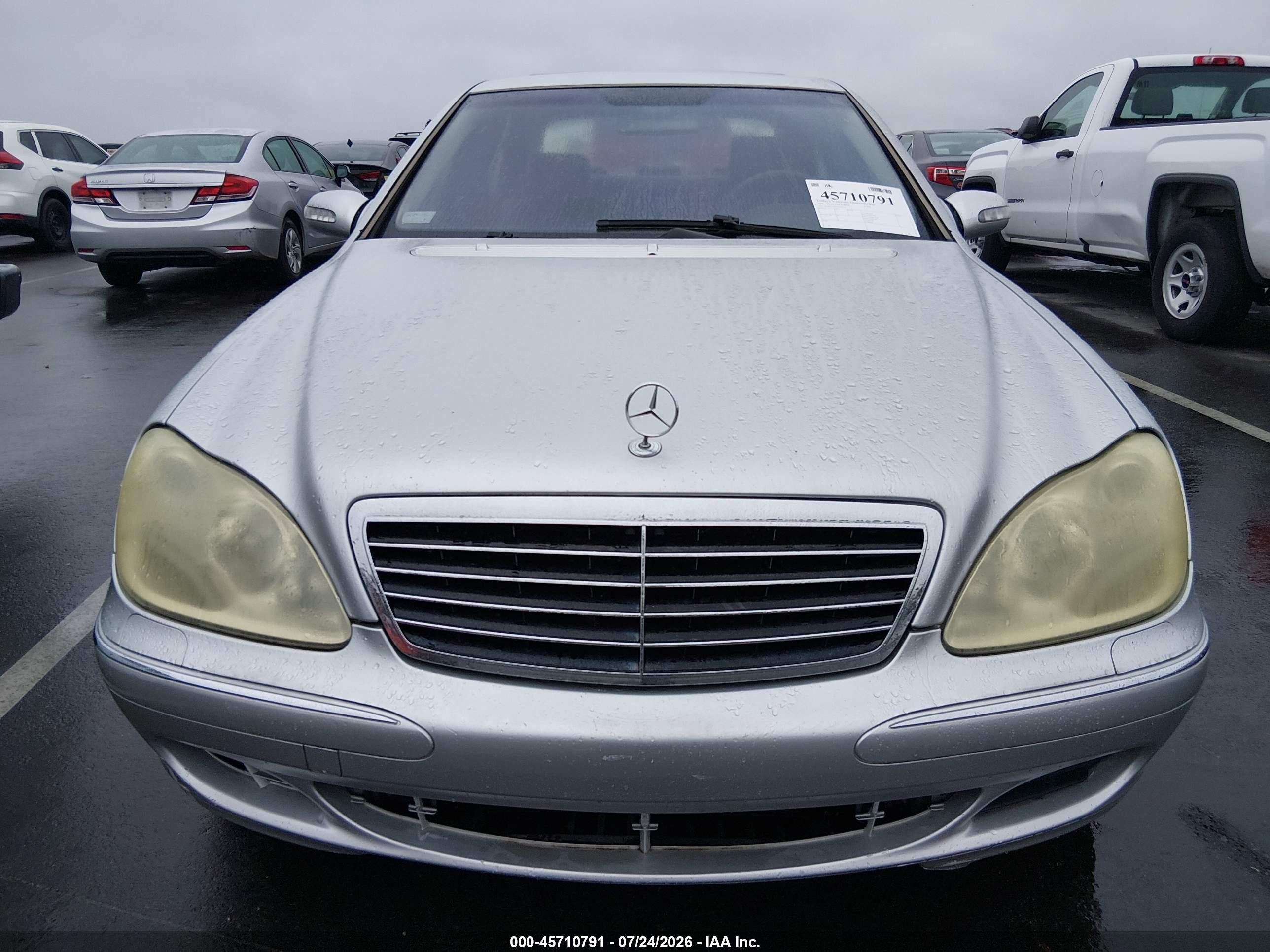 2004 Mercedes-benz S 430   Silver vin: WDBNG70J54A386769