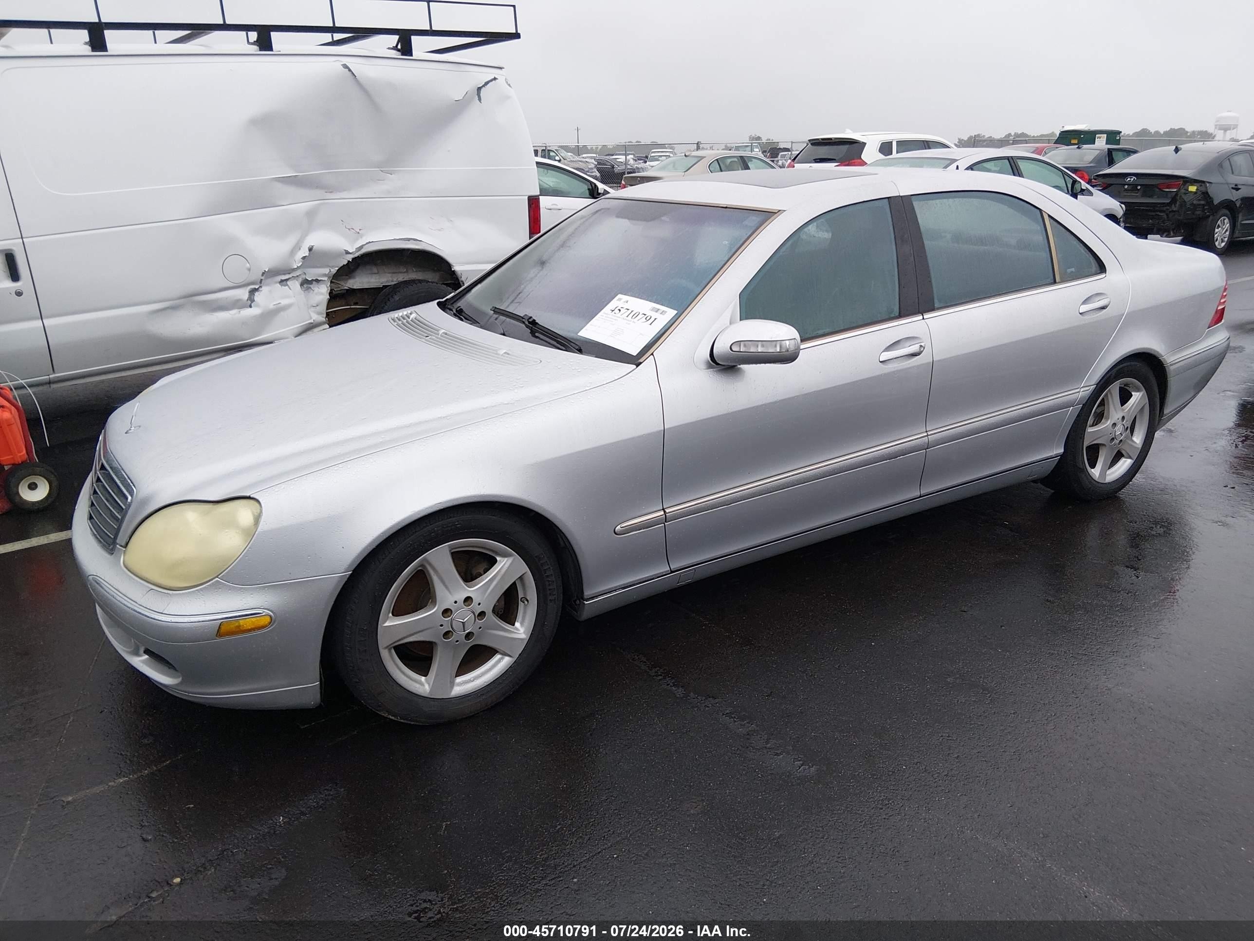 2004 Mercedes-benz S 430   Silver vin: WDBNG70J54A386769