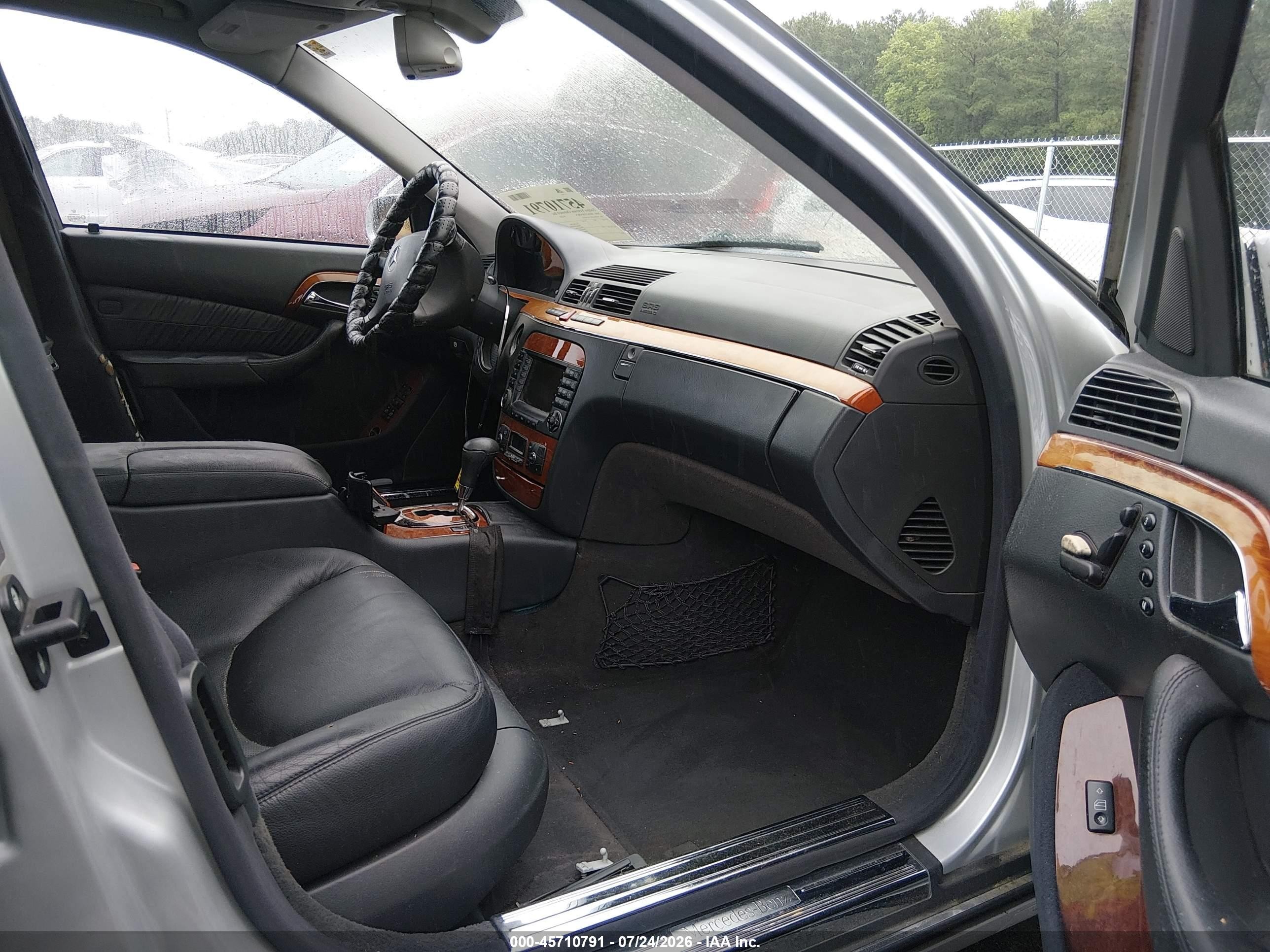 2004 Mercedes-benz S 430   Silver vin: WDBNG70J54A386769