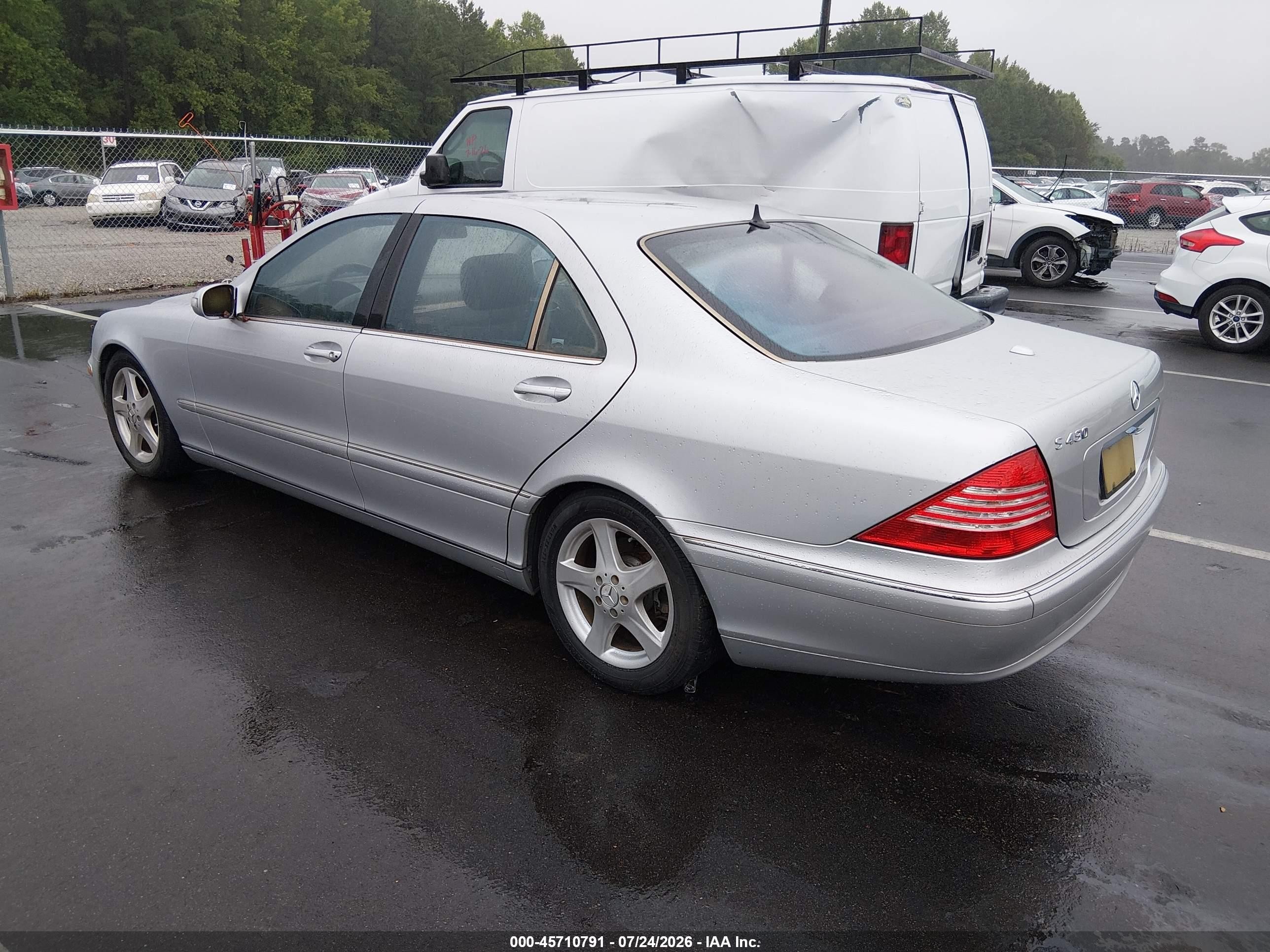2004 Mercedes-benz S 430   Silver vin: WDBNG70J54A386769