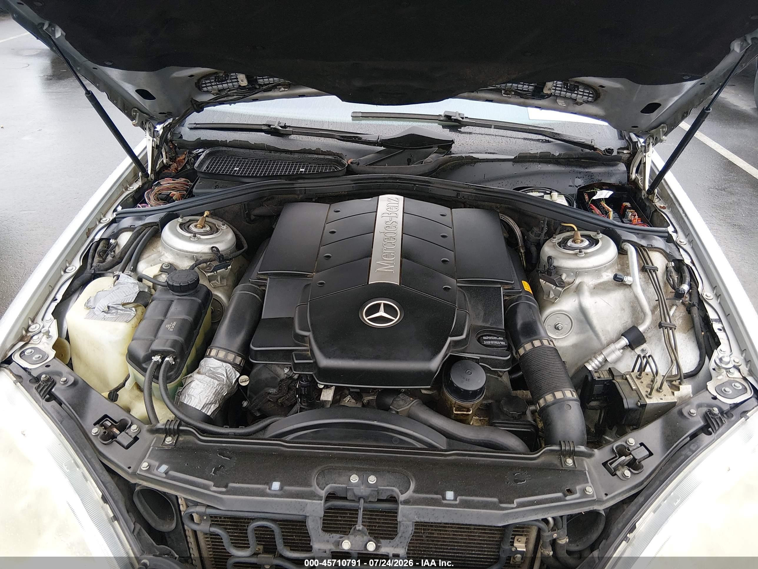 2004 Mercedes-benz S 430   Silver vin: WDBNG70J54A386769