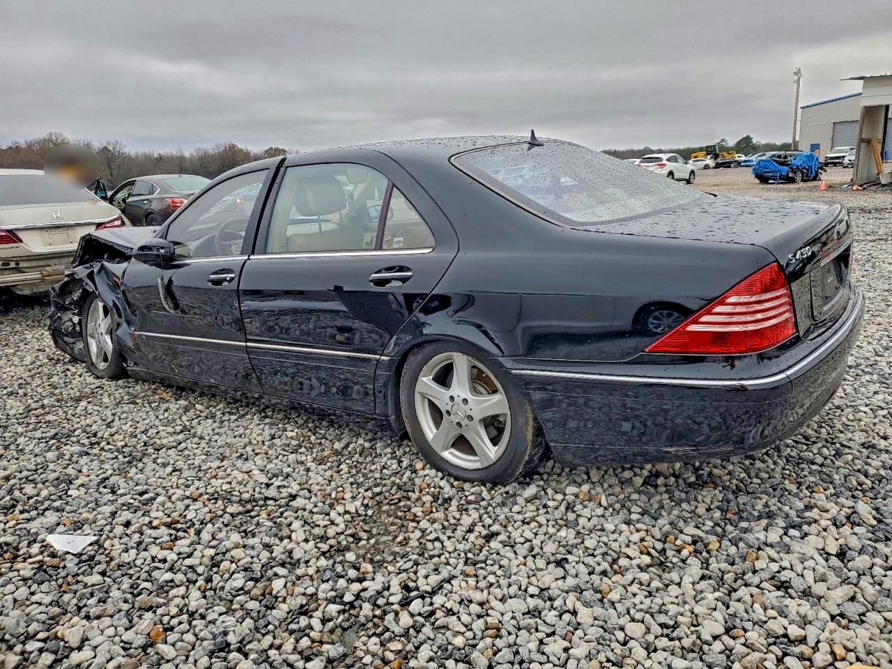 2004 Mercedes-benz S 430 Black vin: WDBNG70J54A402016