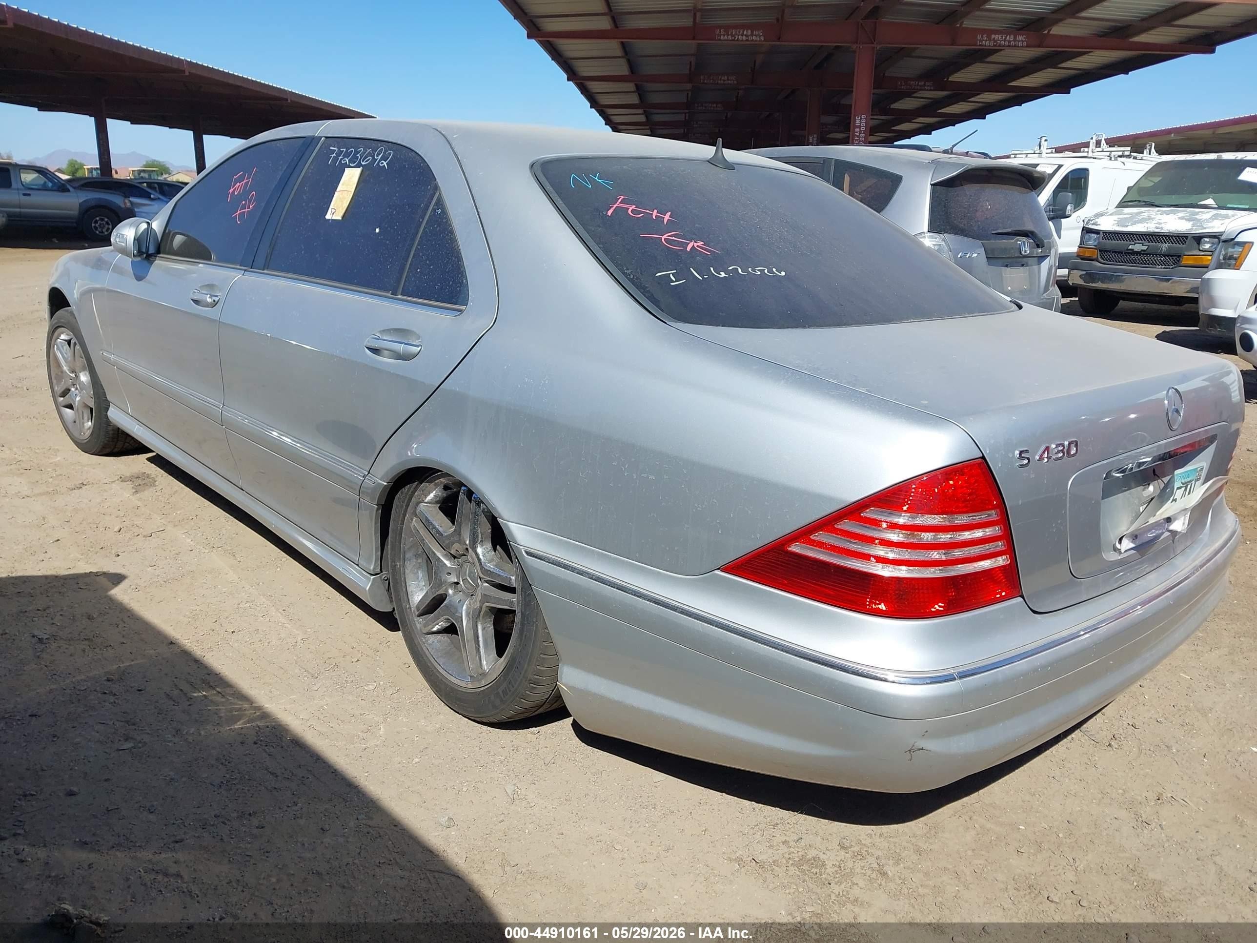 2006 Mercedes-benz S 430   Серебряный vin: WDBNG70J56A474014