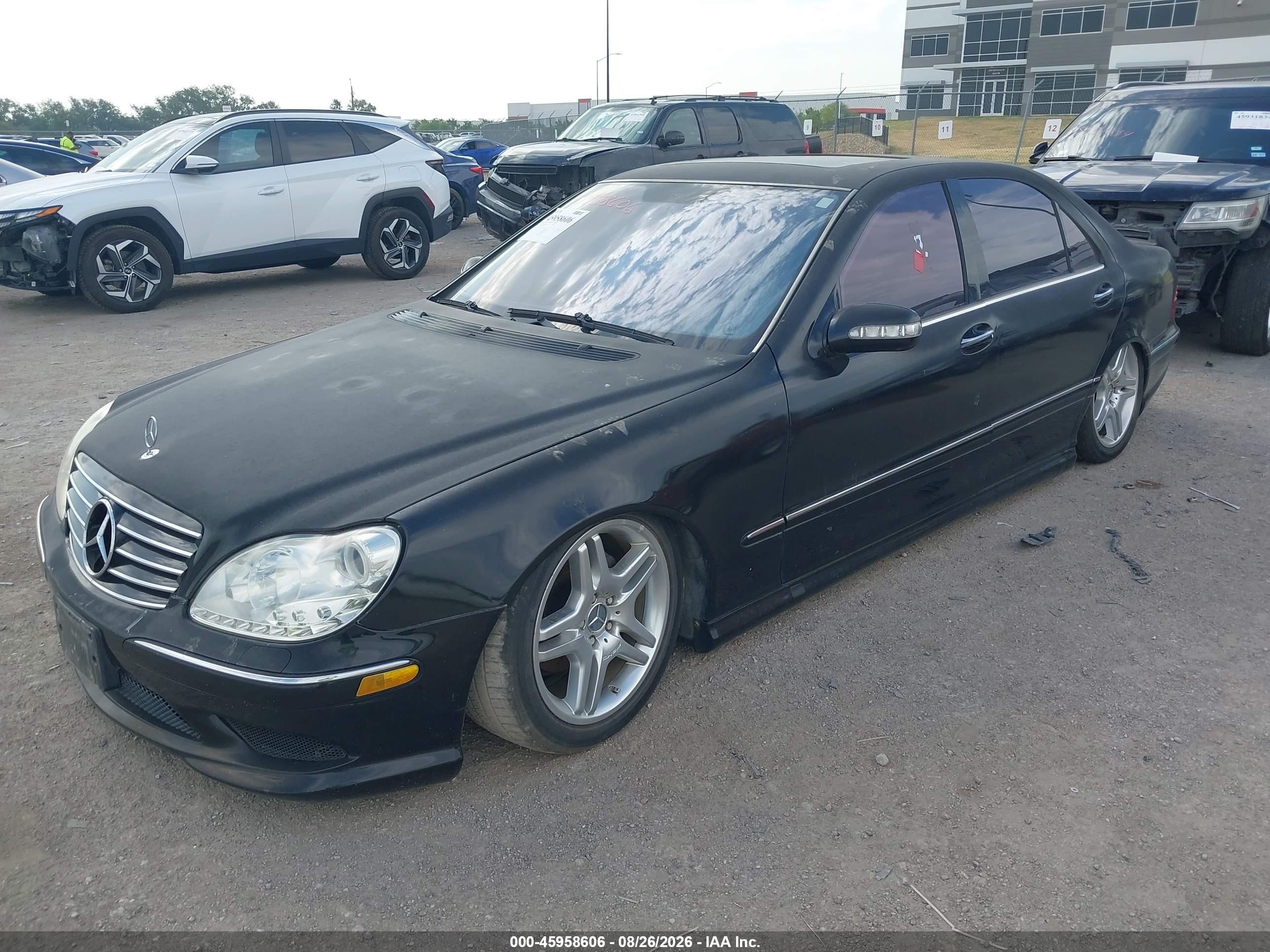 2006 Mercedes-benz S 430   Black vin: WDBNG70J56A474952