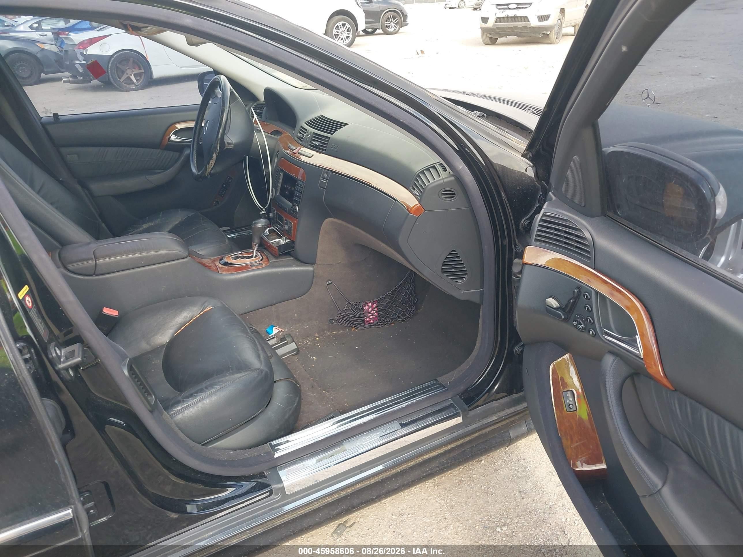 2006 Mercedes-benz S 430   Black vin: WDBNG70J56A474952