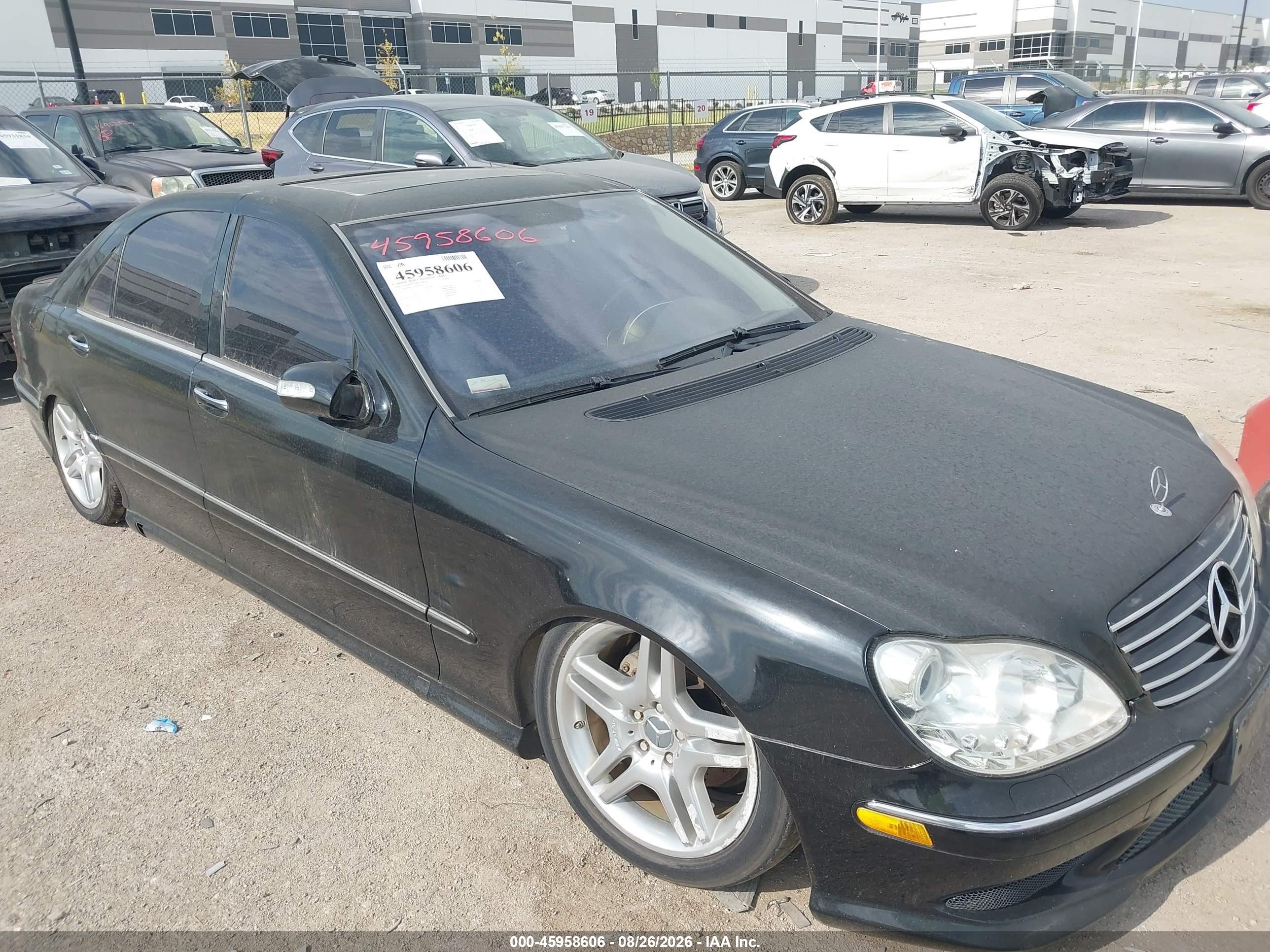 2006 Mercedes-benz S 430   Black vin: WDBNG70J56A474952