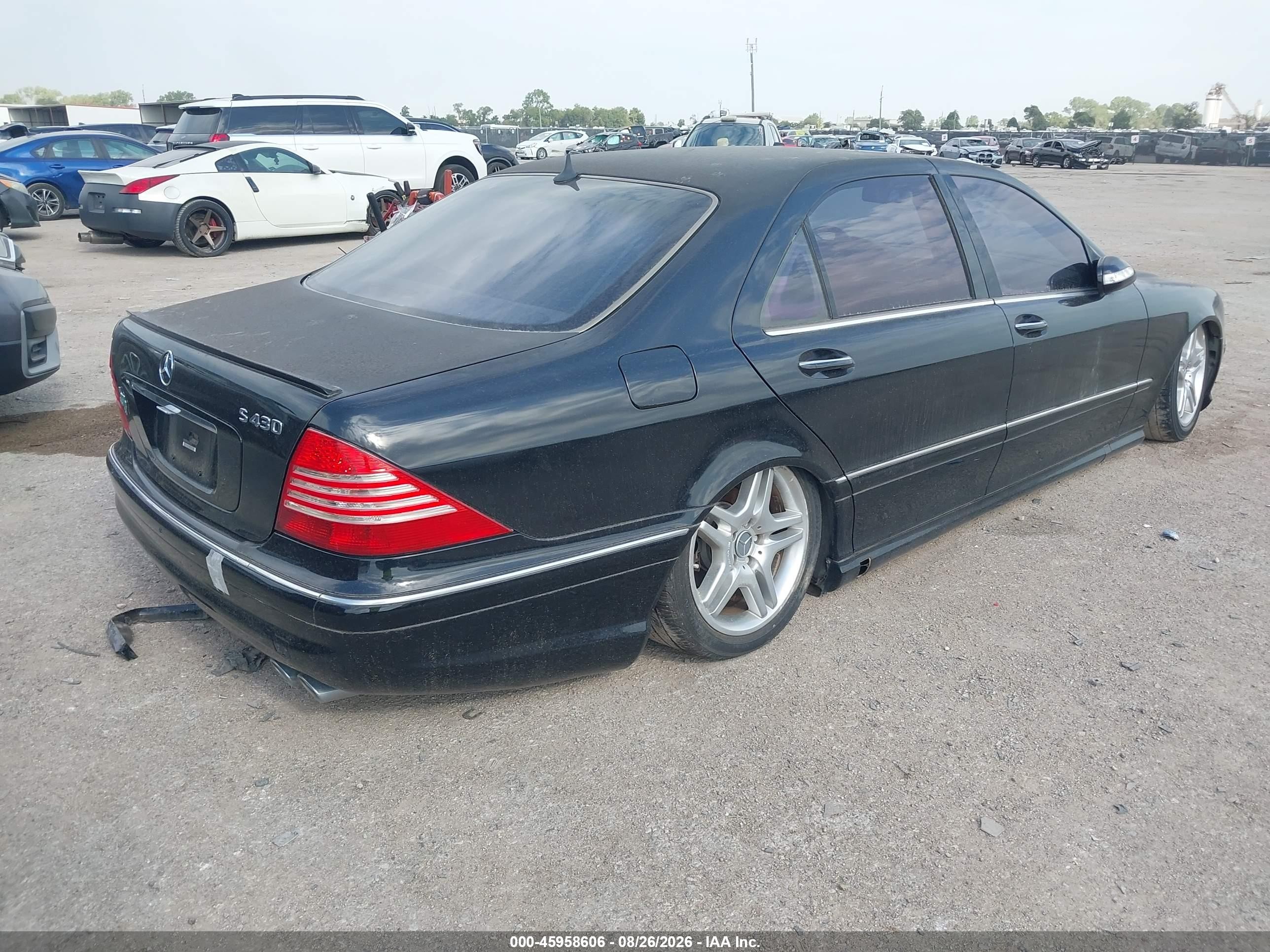 2006 Mercedes-benz S 430   Black vin: WDBNG70J56A474952