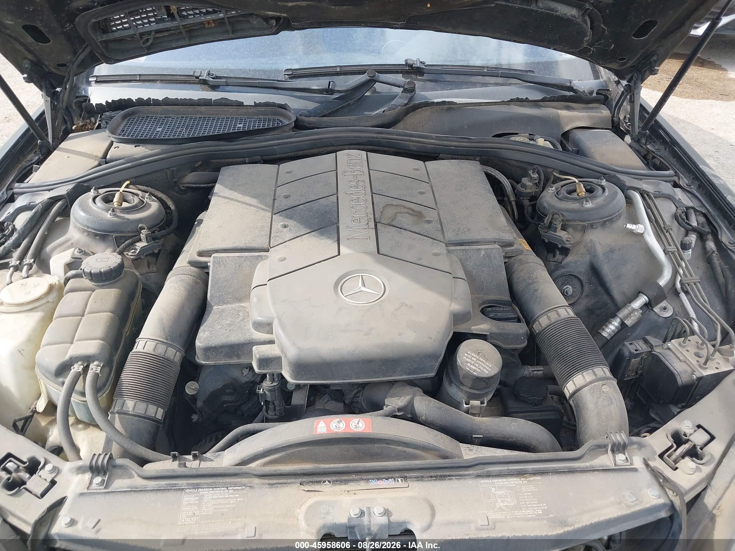 2006 Mercedes-benz S 430   Black vin: WDBNG70J56A474952