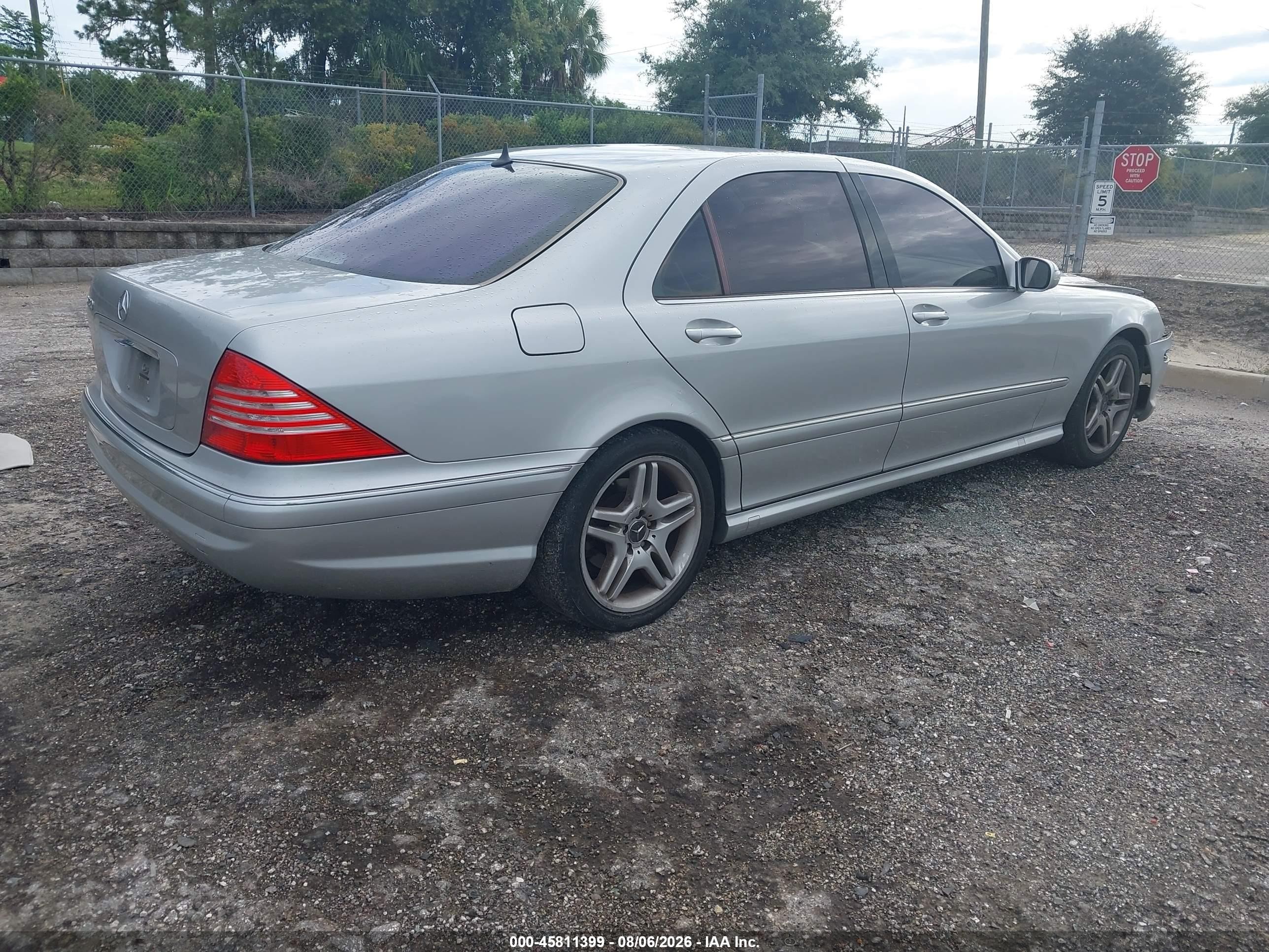 2006 Mercedes-benz S 430 Silver vin: WDBNG70J56A475907