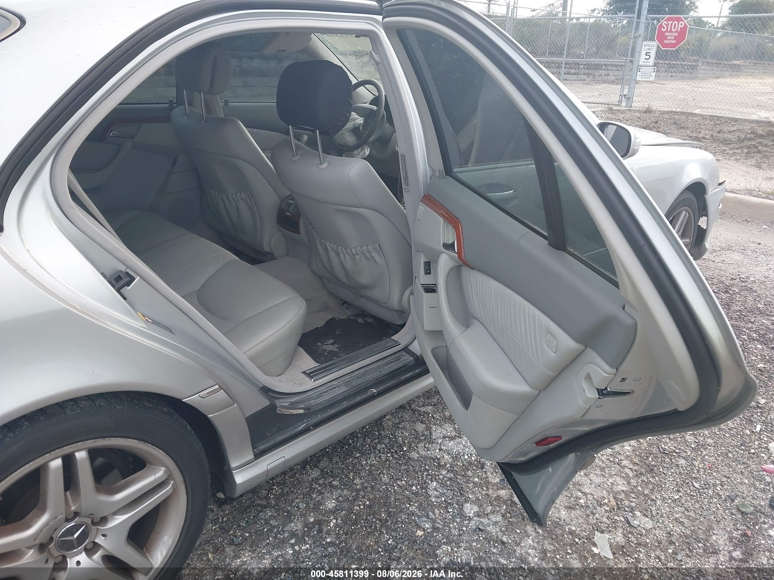 2006 Mercedes-benz S 430 Silver vin: WDBNG70J56A475907