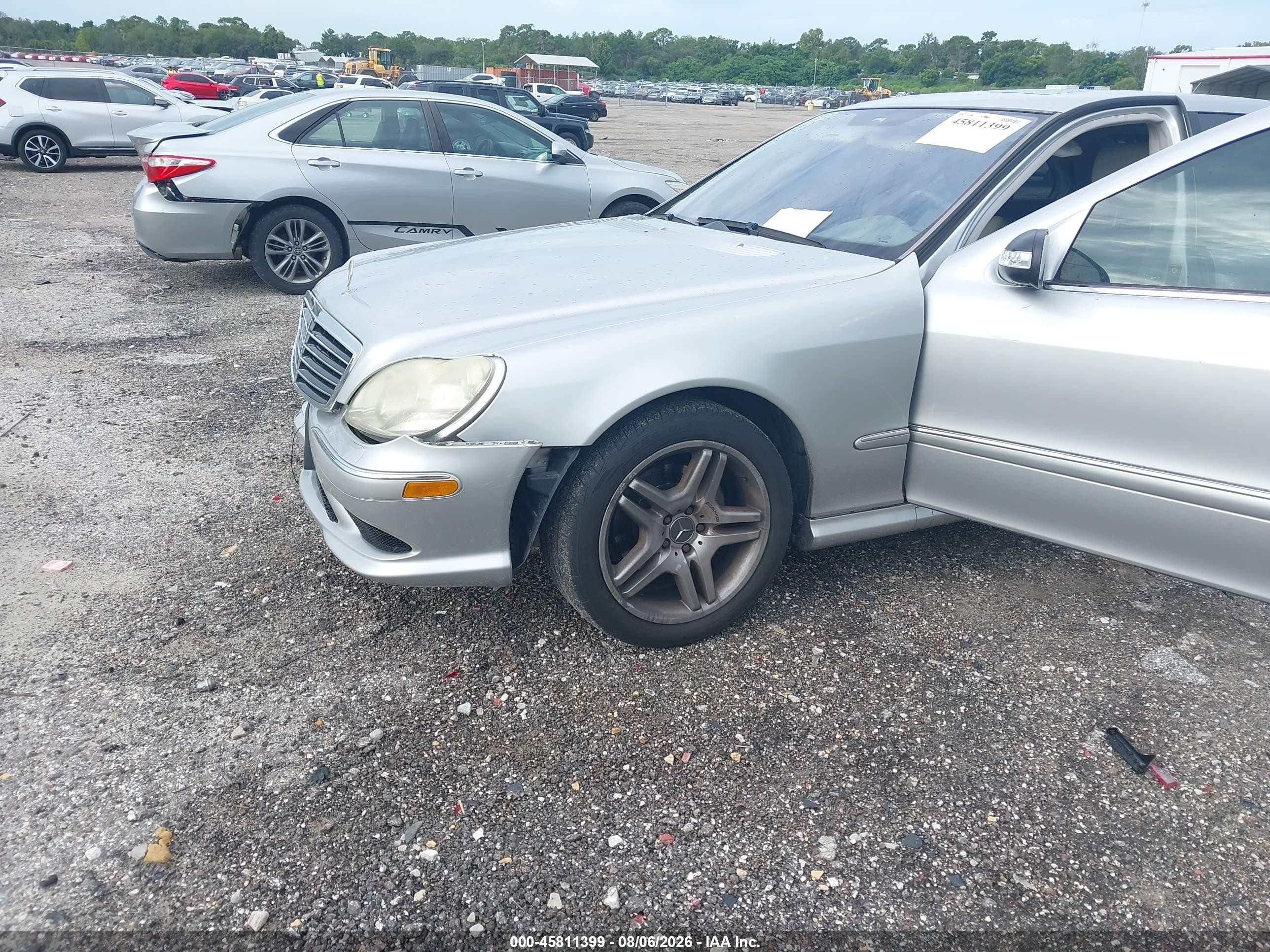 2006 Mercedes-benz S 430 Silver vin: WDBNG70J56A475907