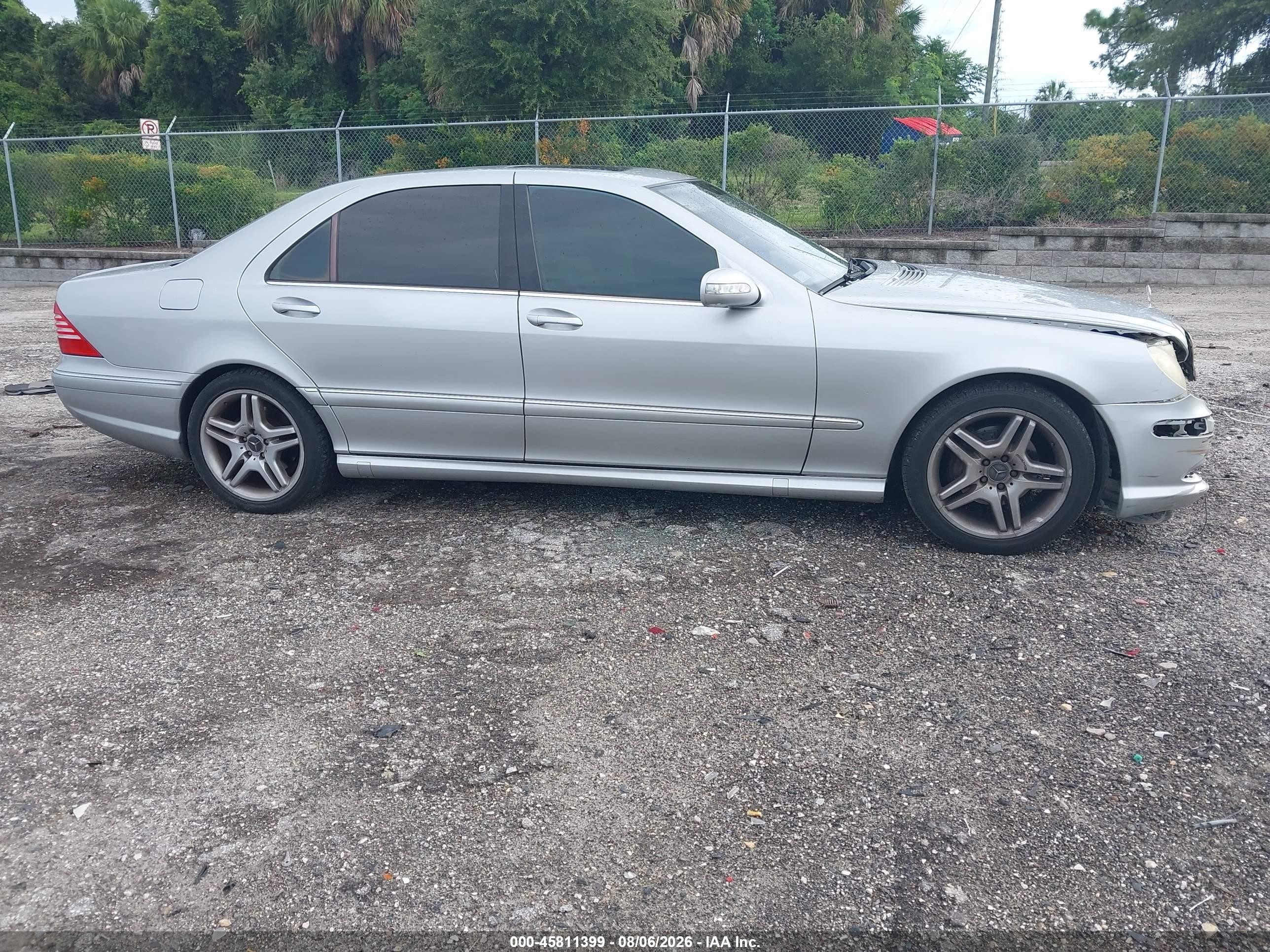 2006 Mercedes-benz S 430 Silver vin: WDBNG70J56A475907