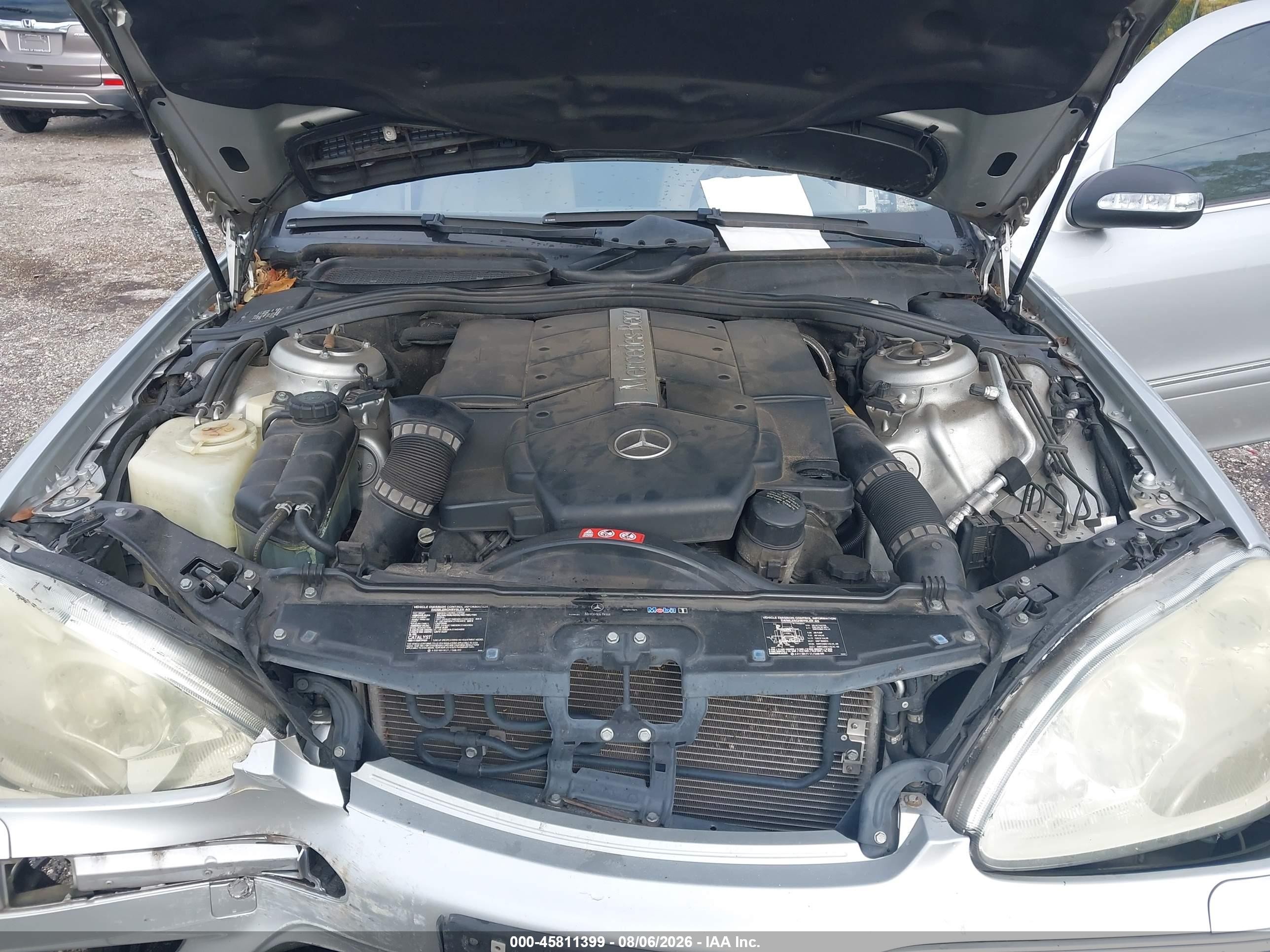 2006 Mercedes-benz S 430 Silver vin: WDBNG70J56A475907