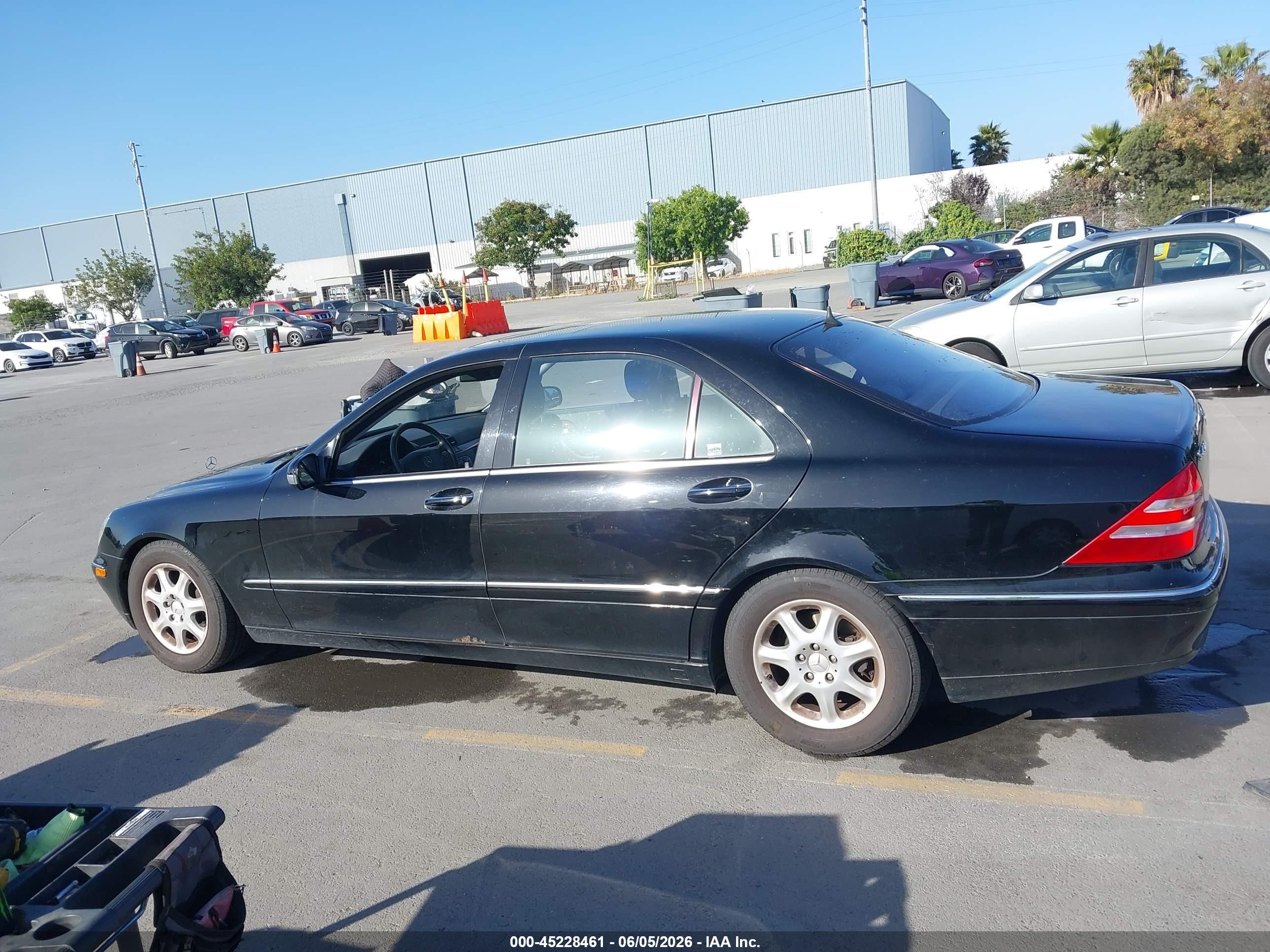 2001 Mercedes-benz S 430 Black vin: WDBNG70J61A134900