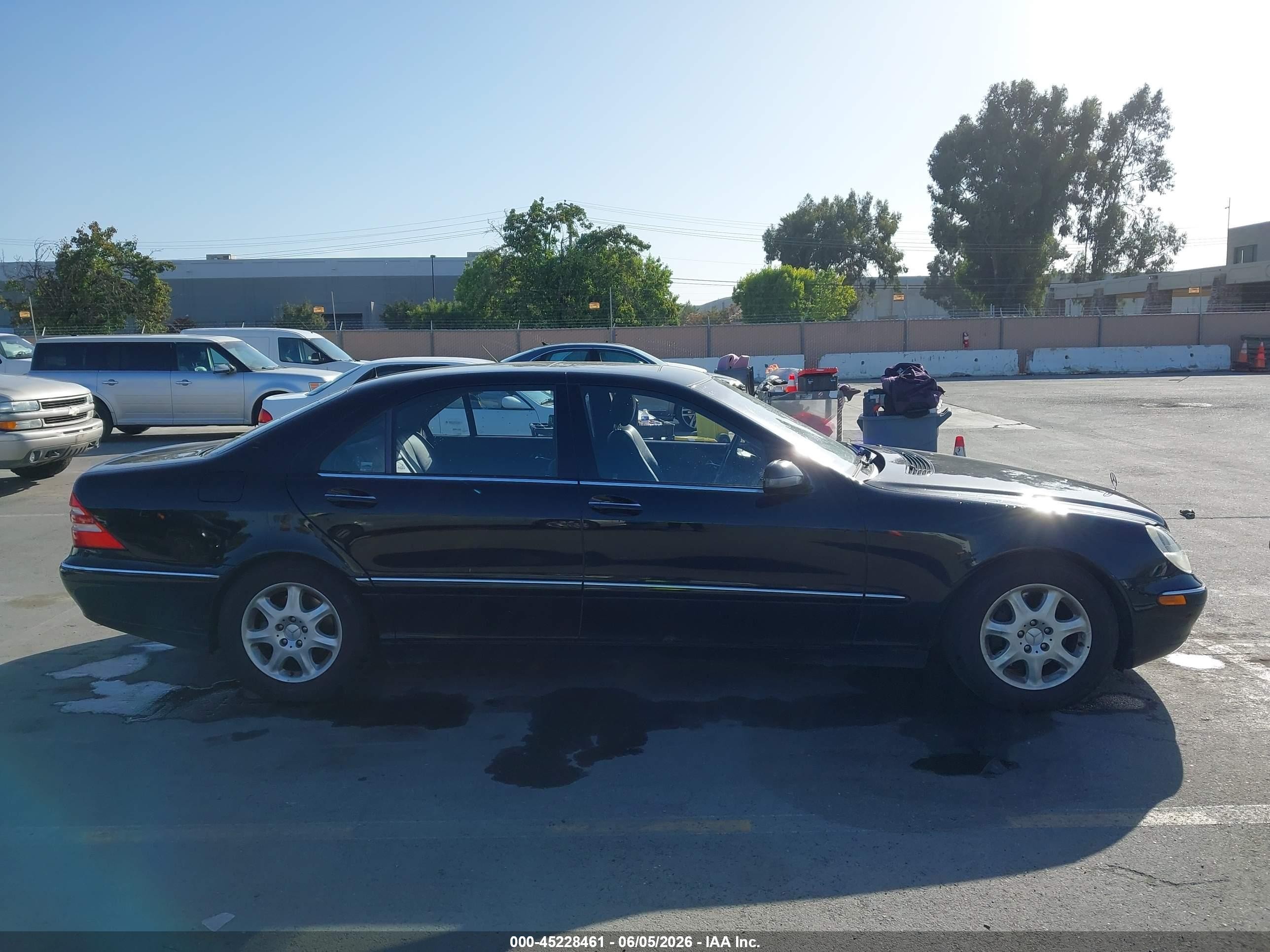 2001 Mercedes-benz S 430 Black vin: WDBNG70J61A134900