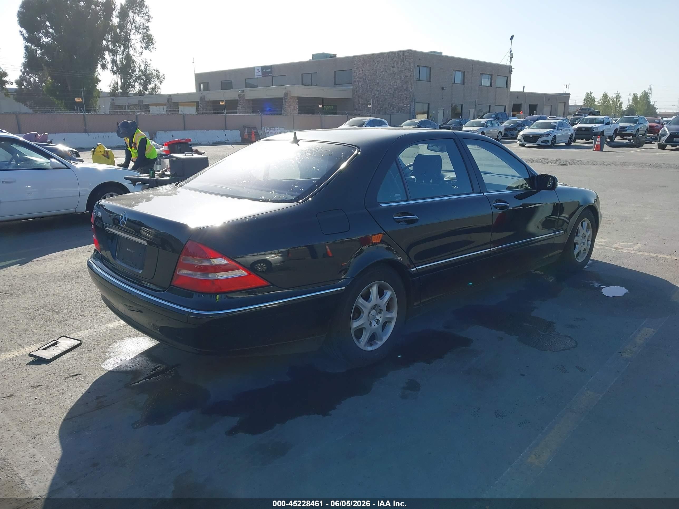 2001 Mercedes-benz S 430 Black vin: WDBNG70J61A134900