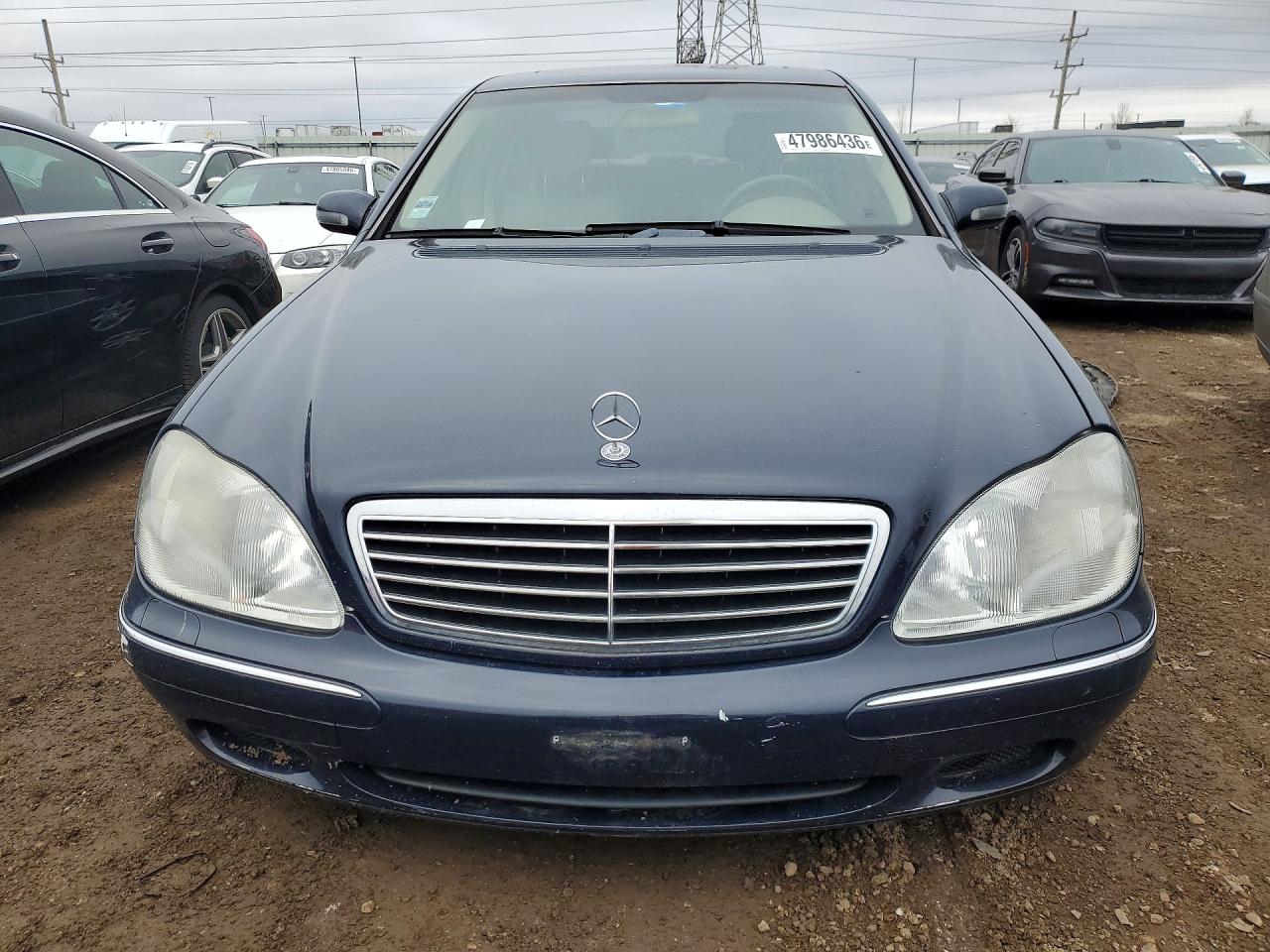 2001 Mercedes-benz S 430 Blue vin: WDBNG70J61A145539
