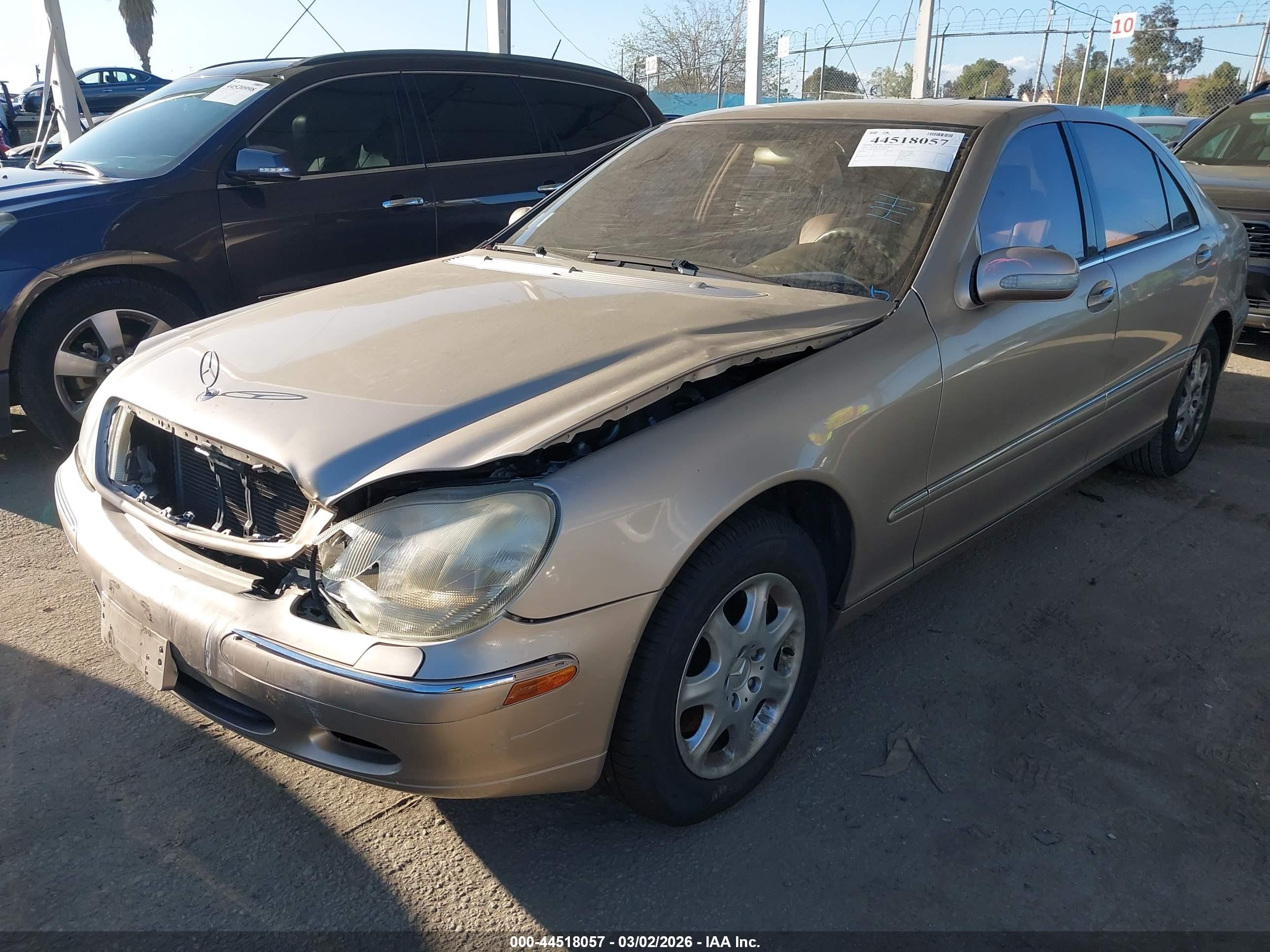 2001 Mercedes-benz S 430   Champagne vin: WDBNG70J61A189945