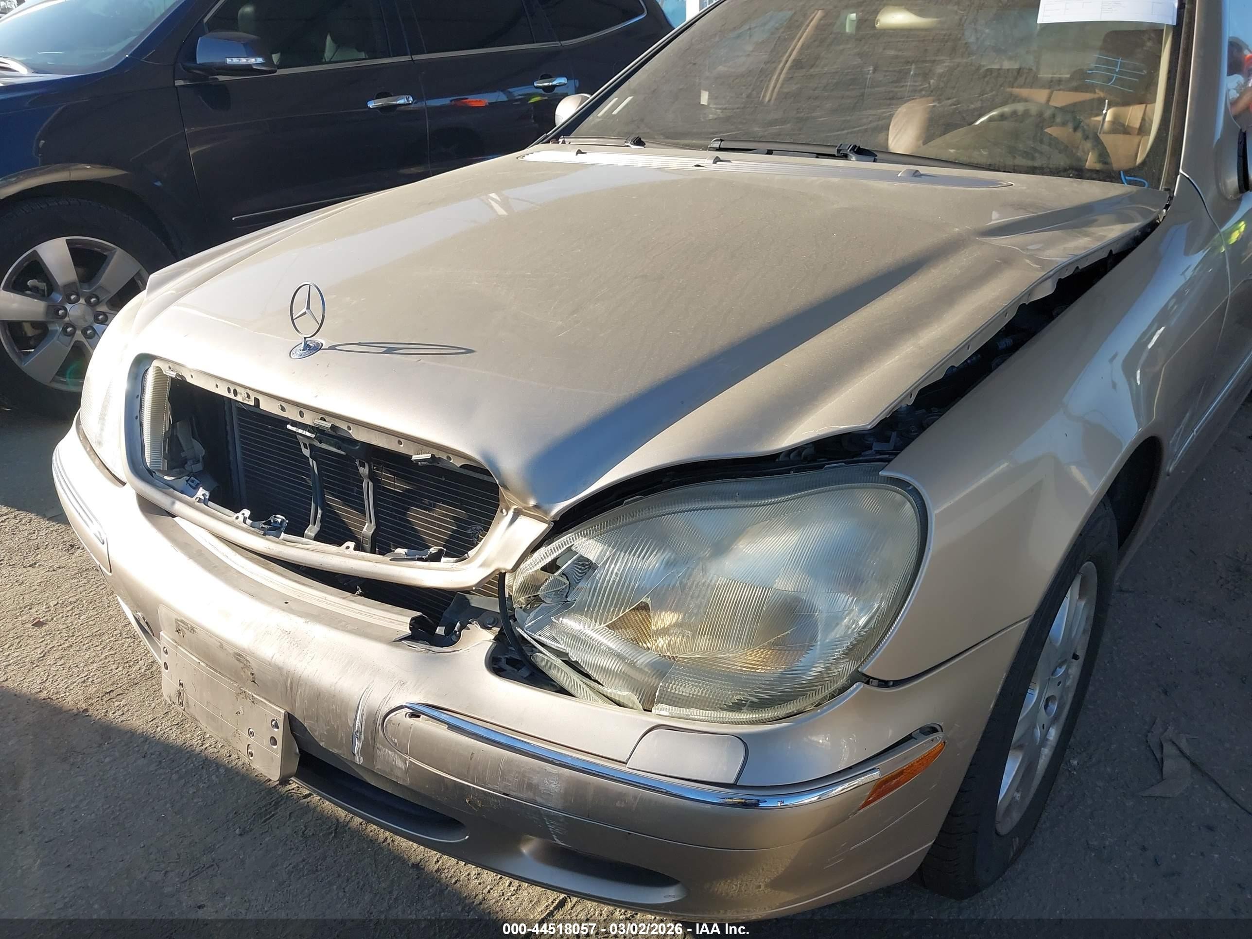 2001 Mercedes-benz S 430   Champagne vin: WDBNG70J61A189945