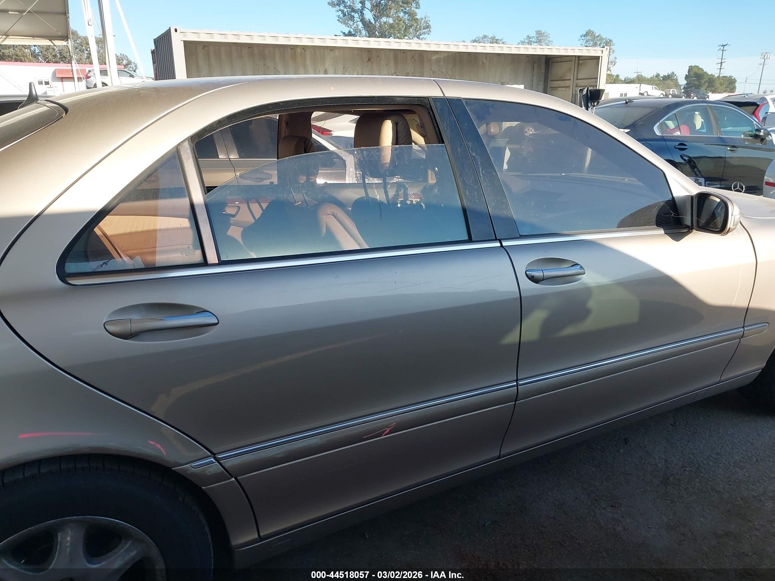2001 Mercedes-benz S 430   Champagne vin: WDBNG70J61A189945