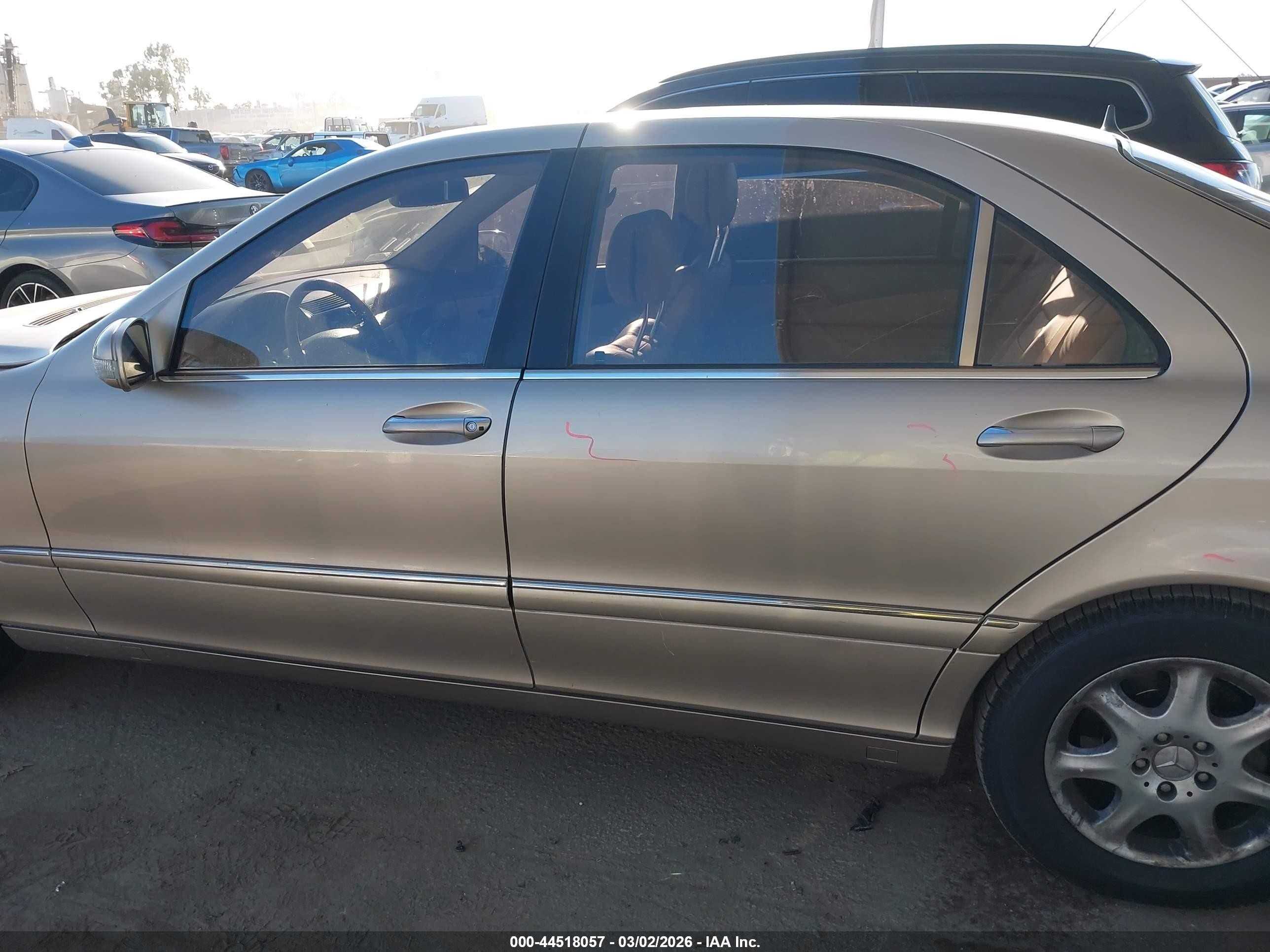 2001 Mercedes-benz S 430   Champagne vin: WDBNG70J61A189945