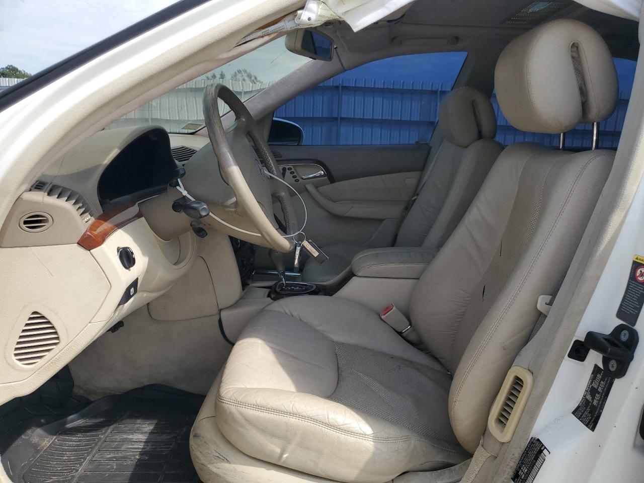 2003 Mercedes-benz S 430 Белый vin: WDBNG70J63A327776