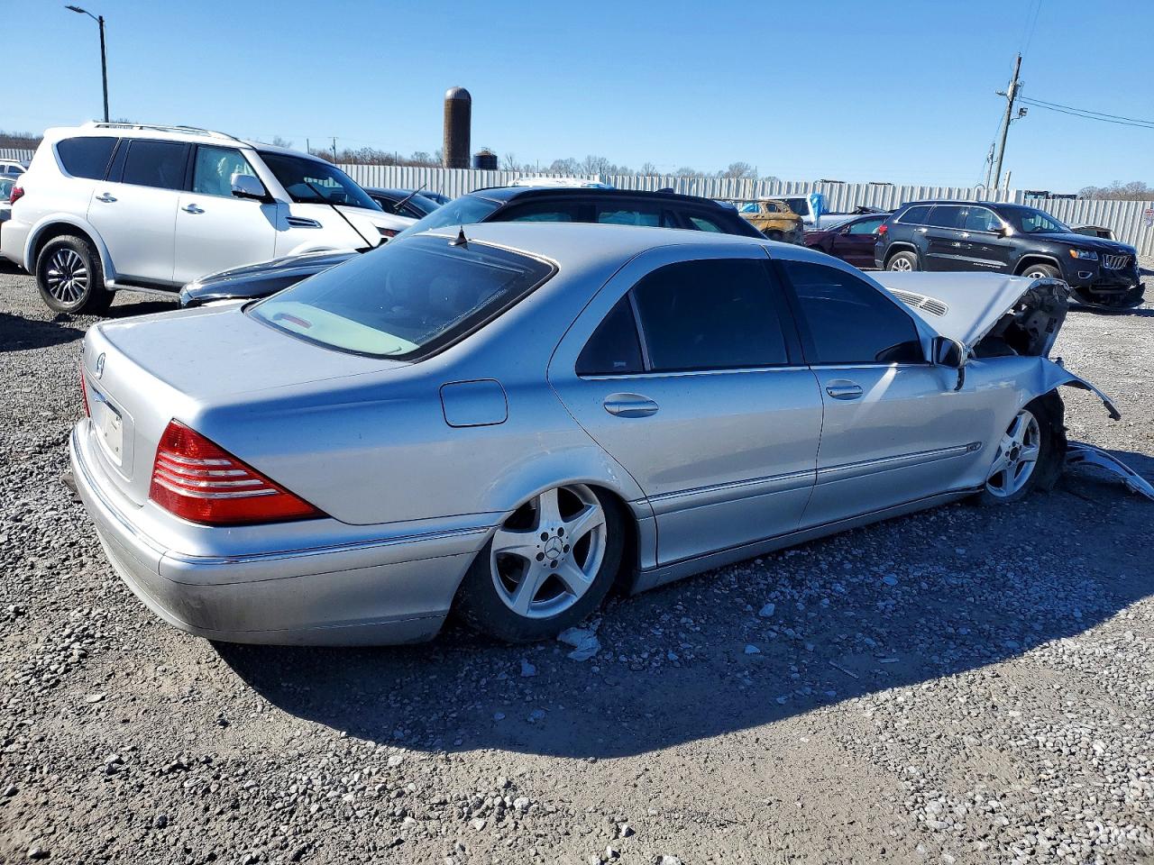 2004 Mercedes-benz S 430 Silver vin: WDBNG70J64A394525