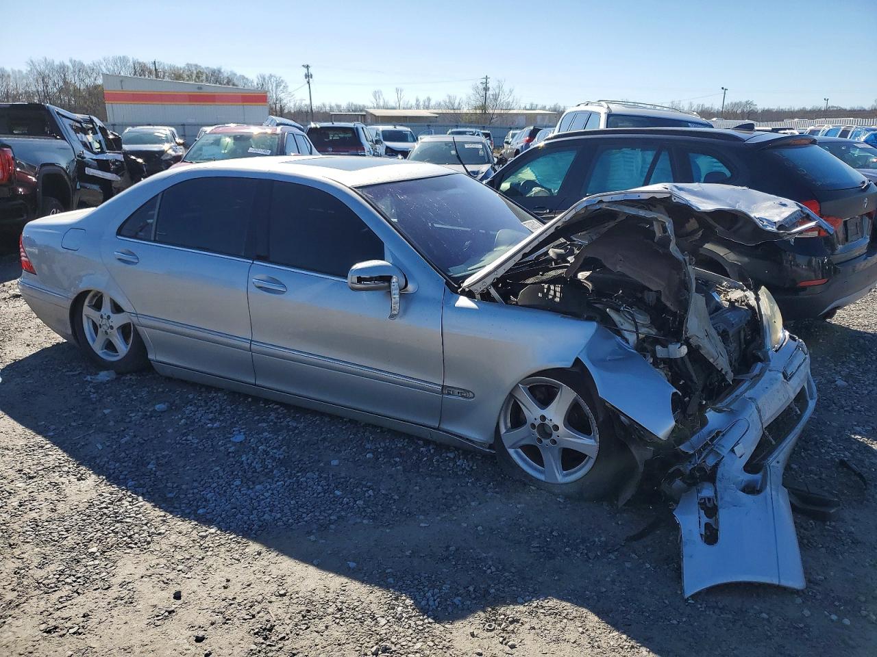 2004 Mercedes-benz S 430 Silver vin: WDBNG70J64A394525