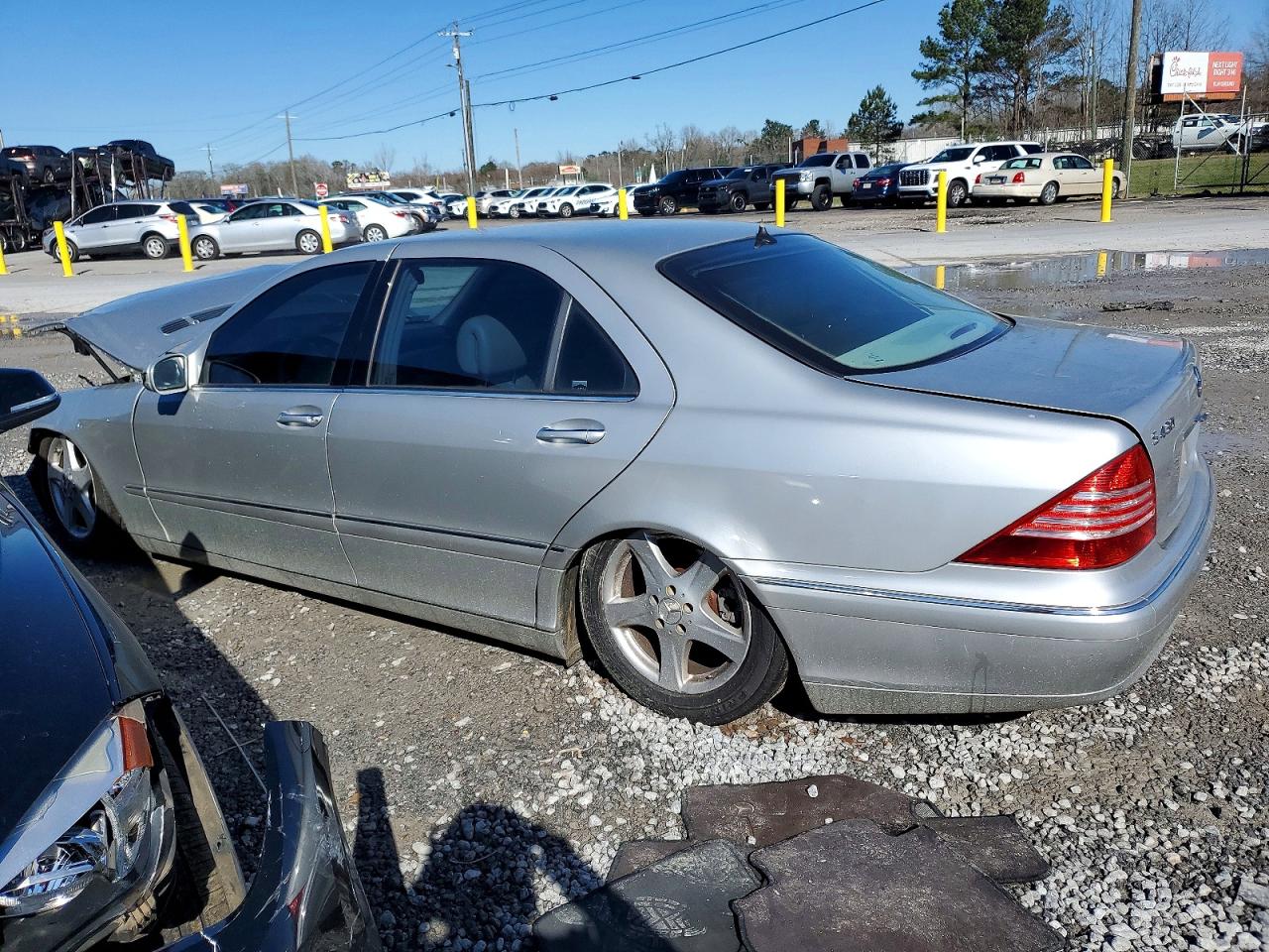 2004 Mercedes-benz S 430 Silver vin: WDBNG70J64A394525