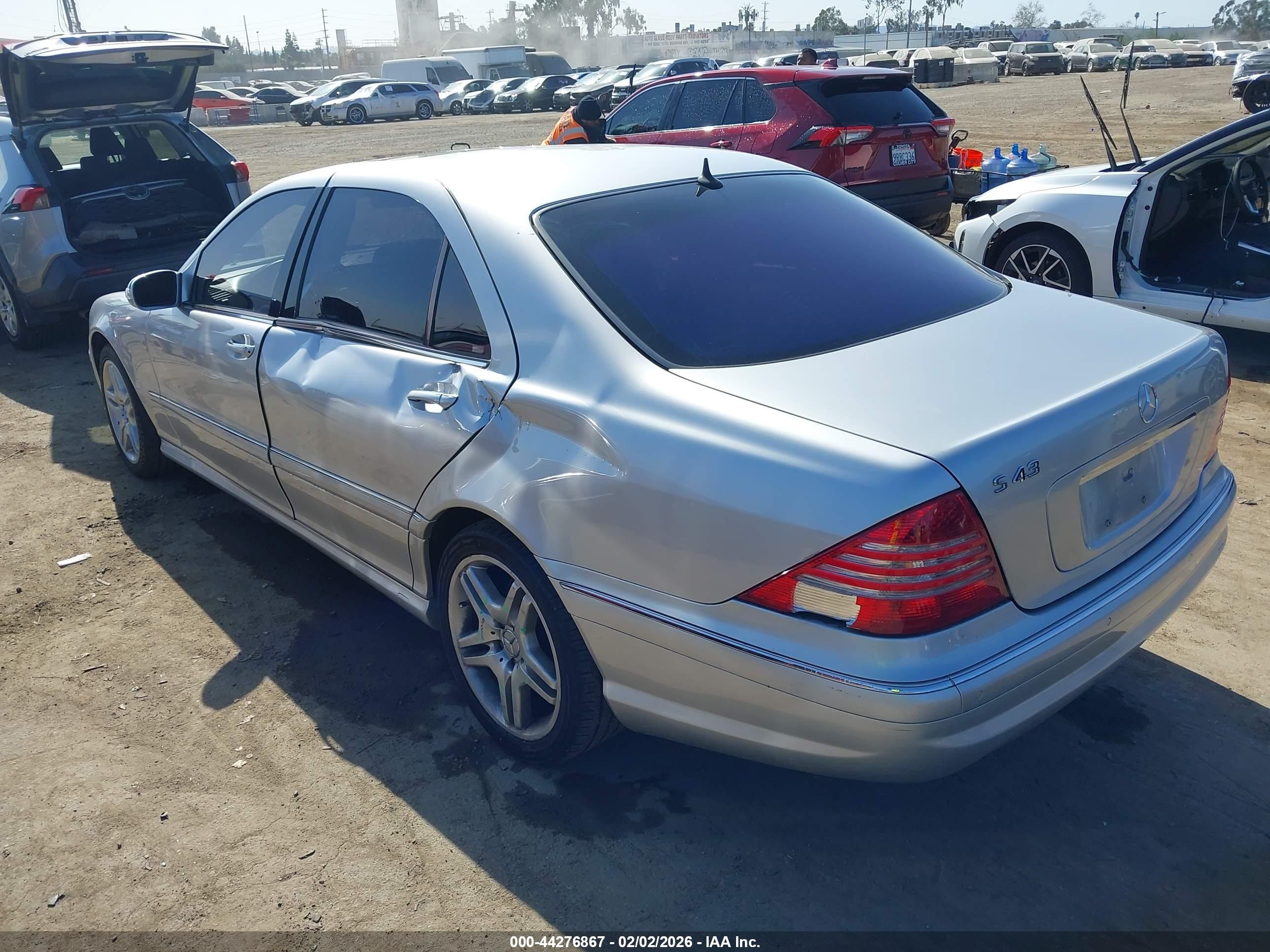 2006 Mercedes-benz S 430   Серый vin: WDBNG70J66A462471