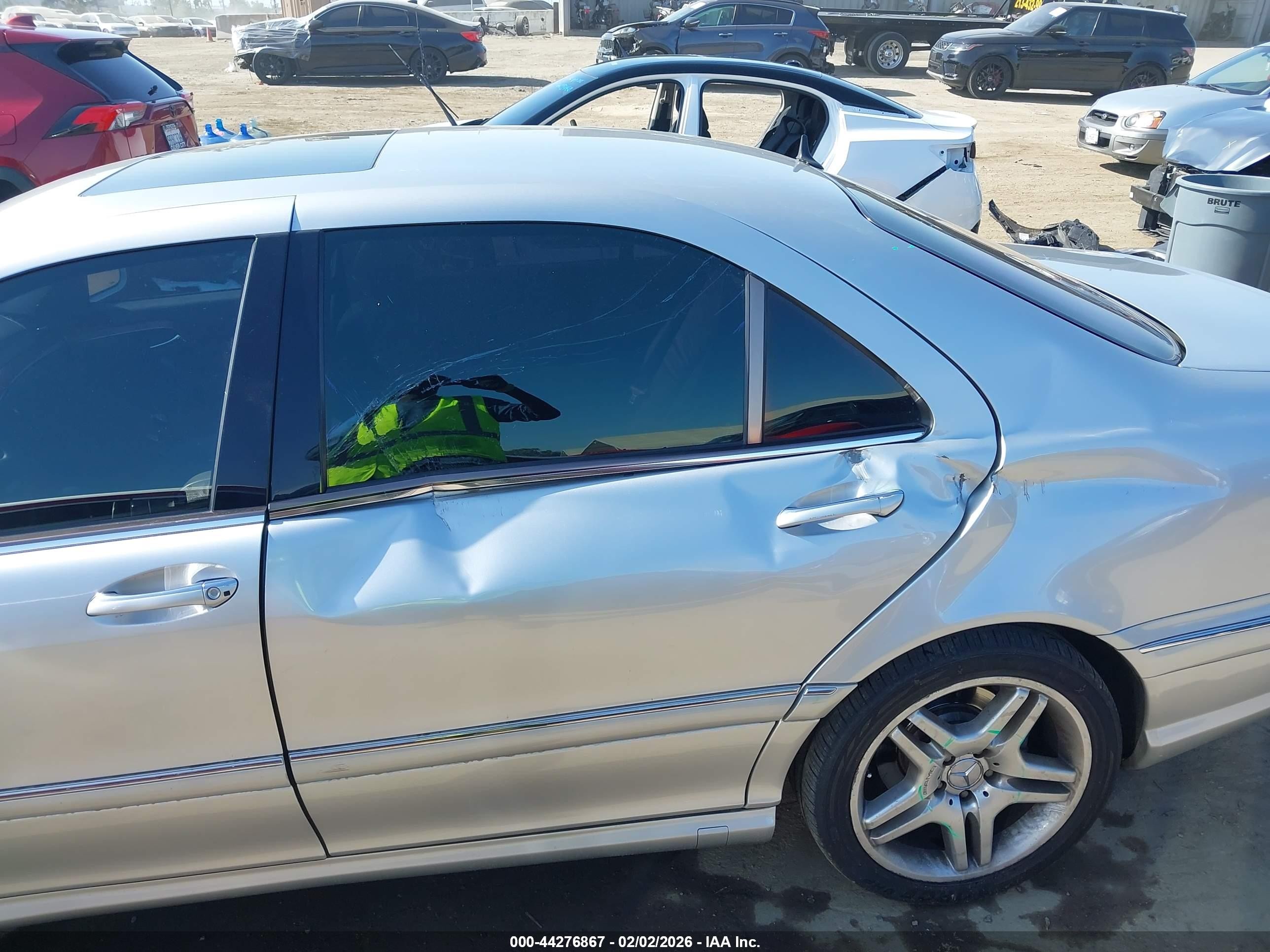2006 Mercedes-benz S 430   Серый vin: WDBNG70J66A462471