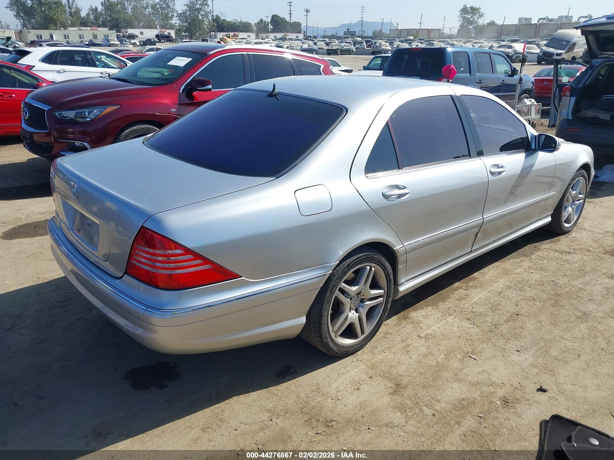 2006 Mercedes-benz S 430   Серый vin: WDBNG70J66A462471