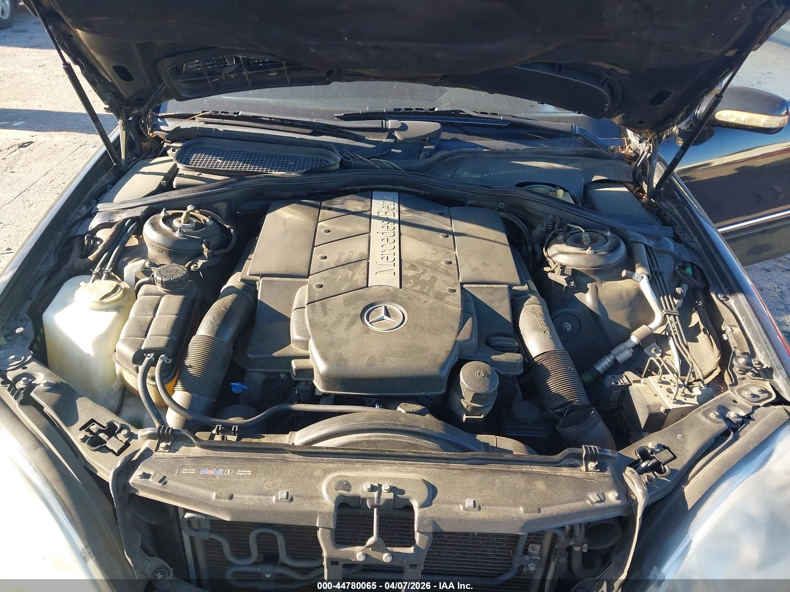 2000 Mercedes-benz S 430   Black vin: WDBNG70J6YA044186