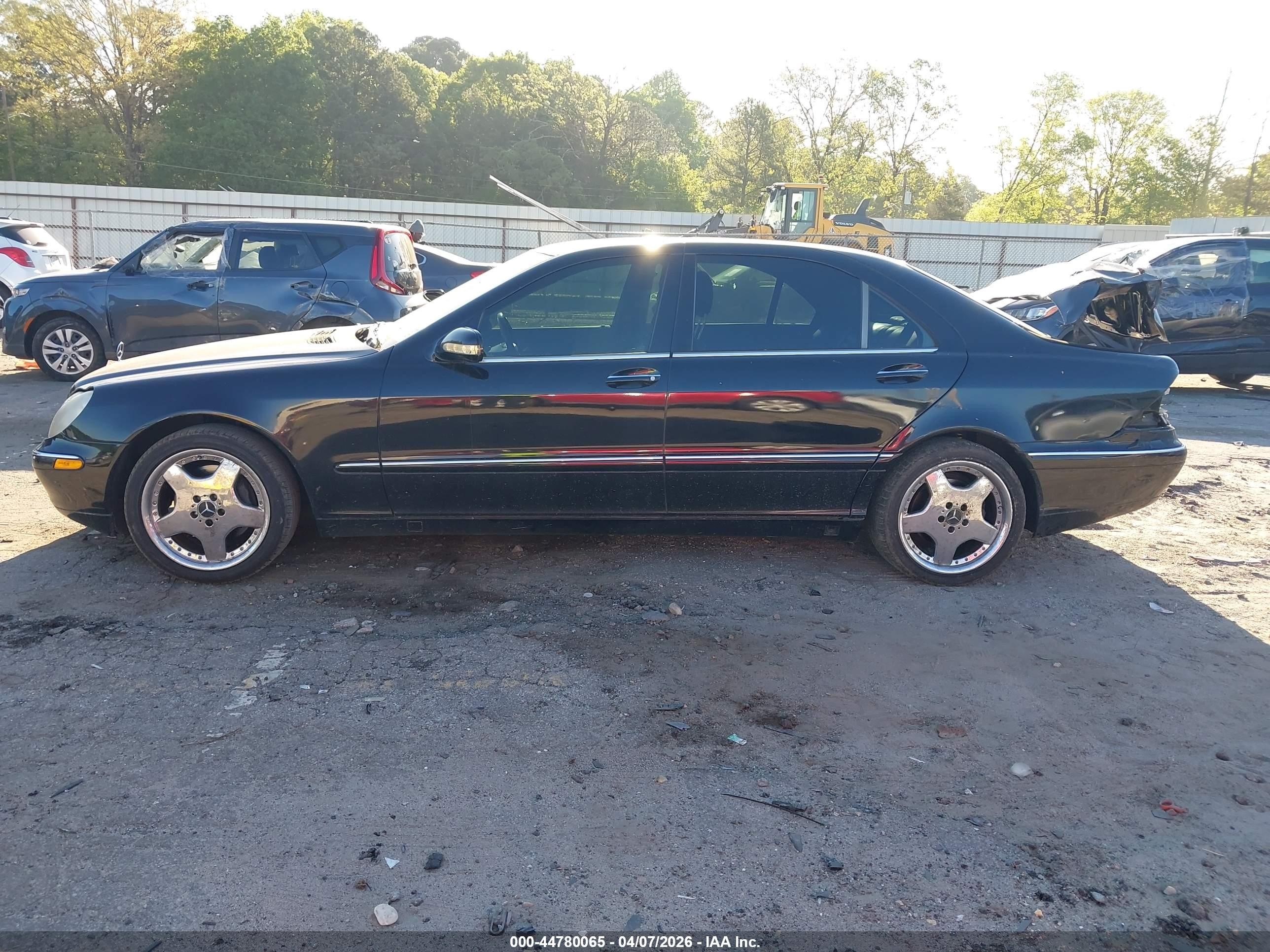 2000 Mercedes-benz S 430   Black vin: WDBNG70J6YA044186