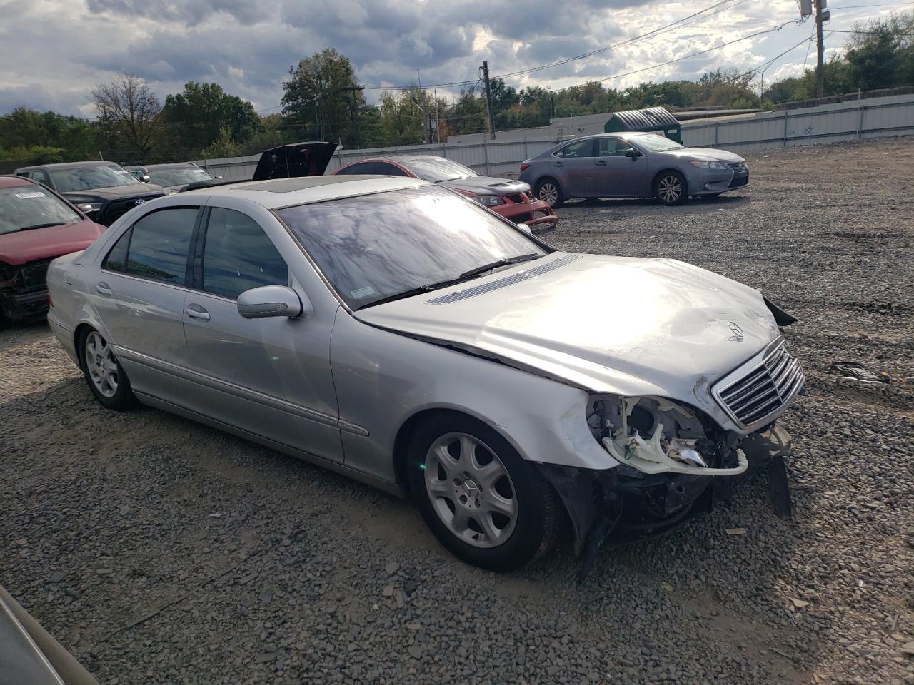 2002 Mercedes-benz S 430 Серебряный vin: WDBNG70J72A233789