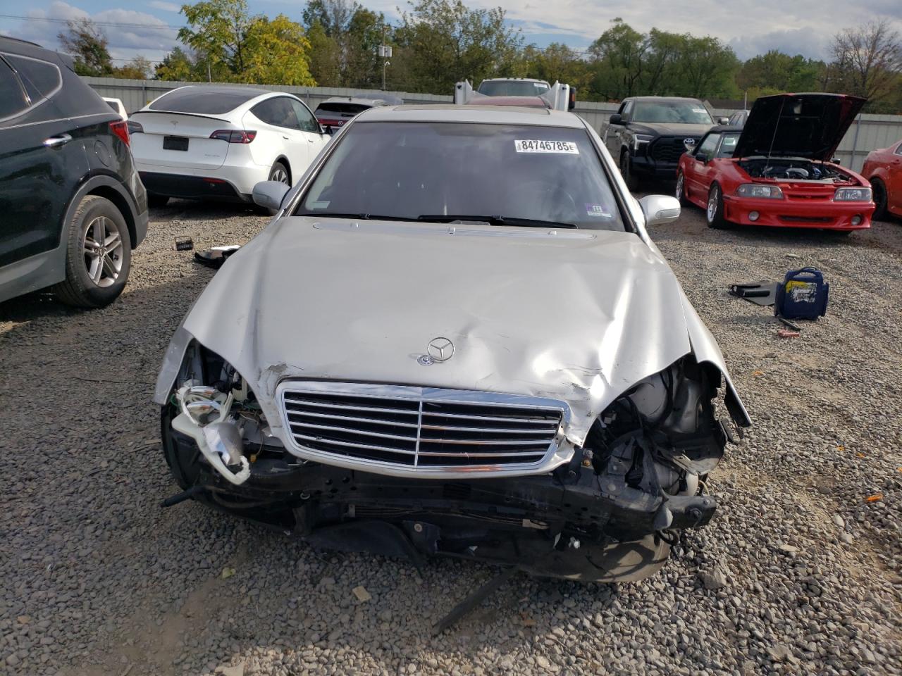 2002 Mercedes-benz S 430 Серебряный vin: WDBNG70J72A233789