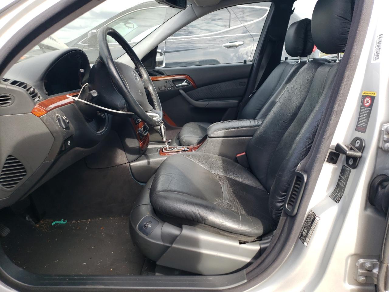2002 Mercedes-benz S 430 Серебряный vin: WDBNG70J72A233789
