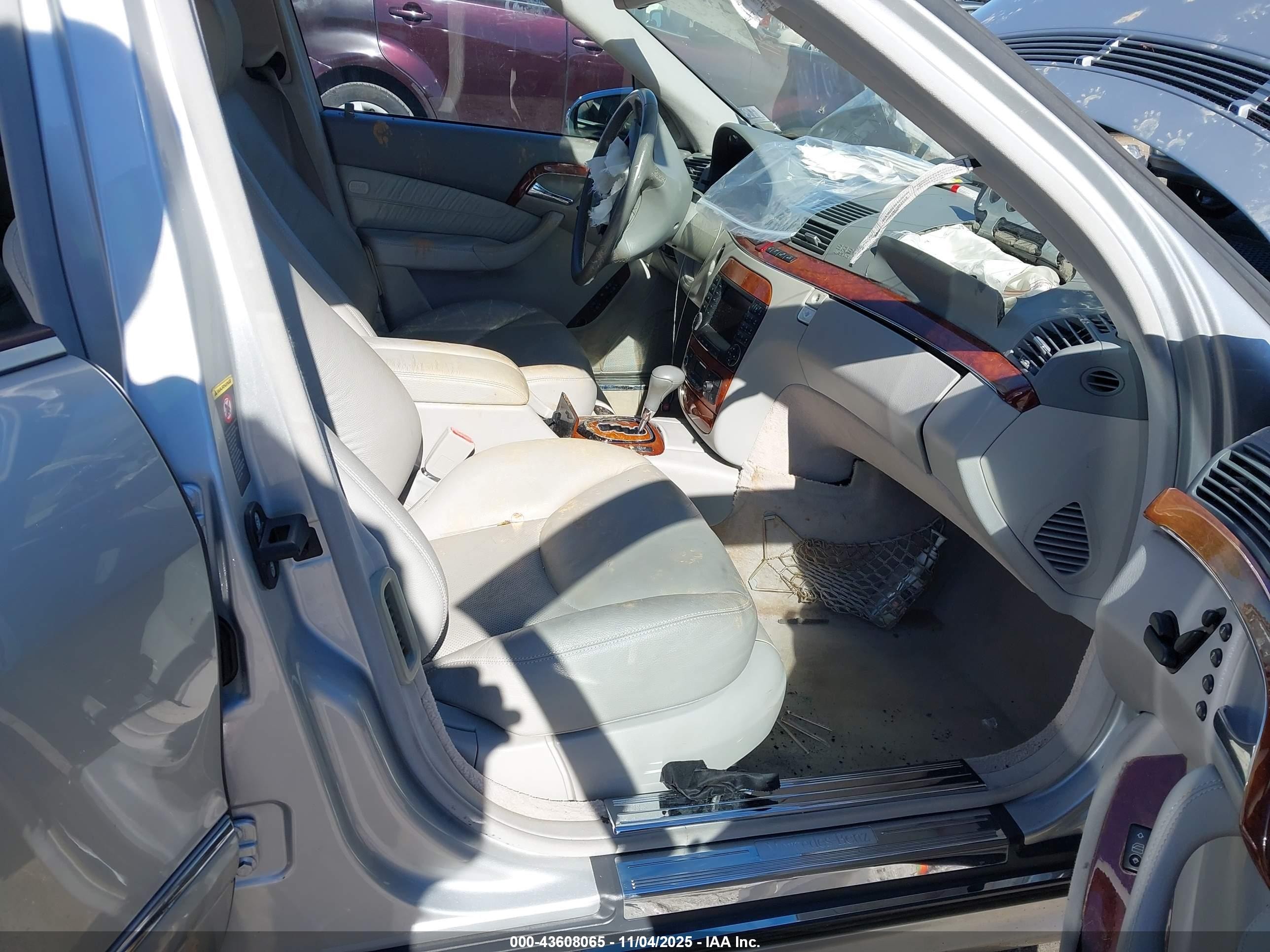 2006 Mercedes-benz S 430   Серебряный vin: WDBNG70J76A480431