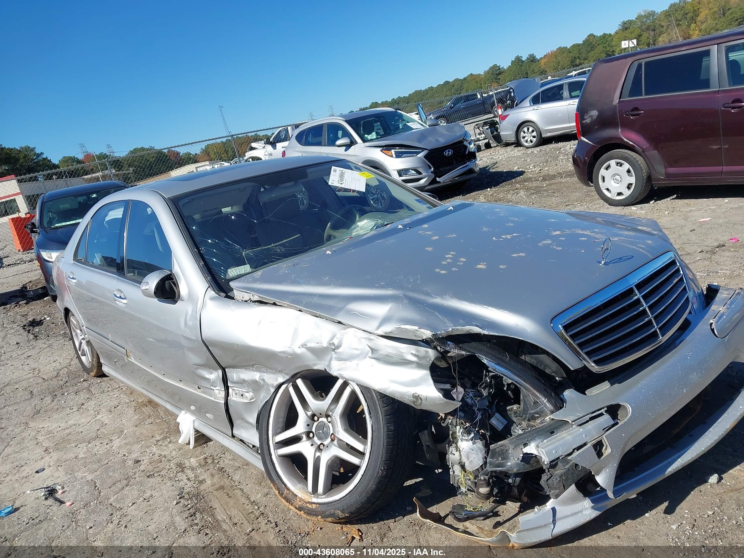 2006 Mercedes-benz S 430   Серебряный vin: WDBNG70J76A480431