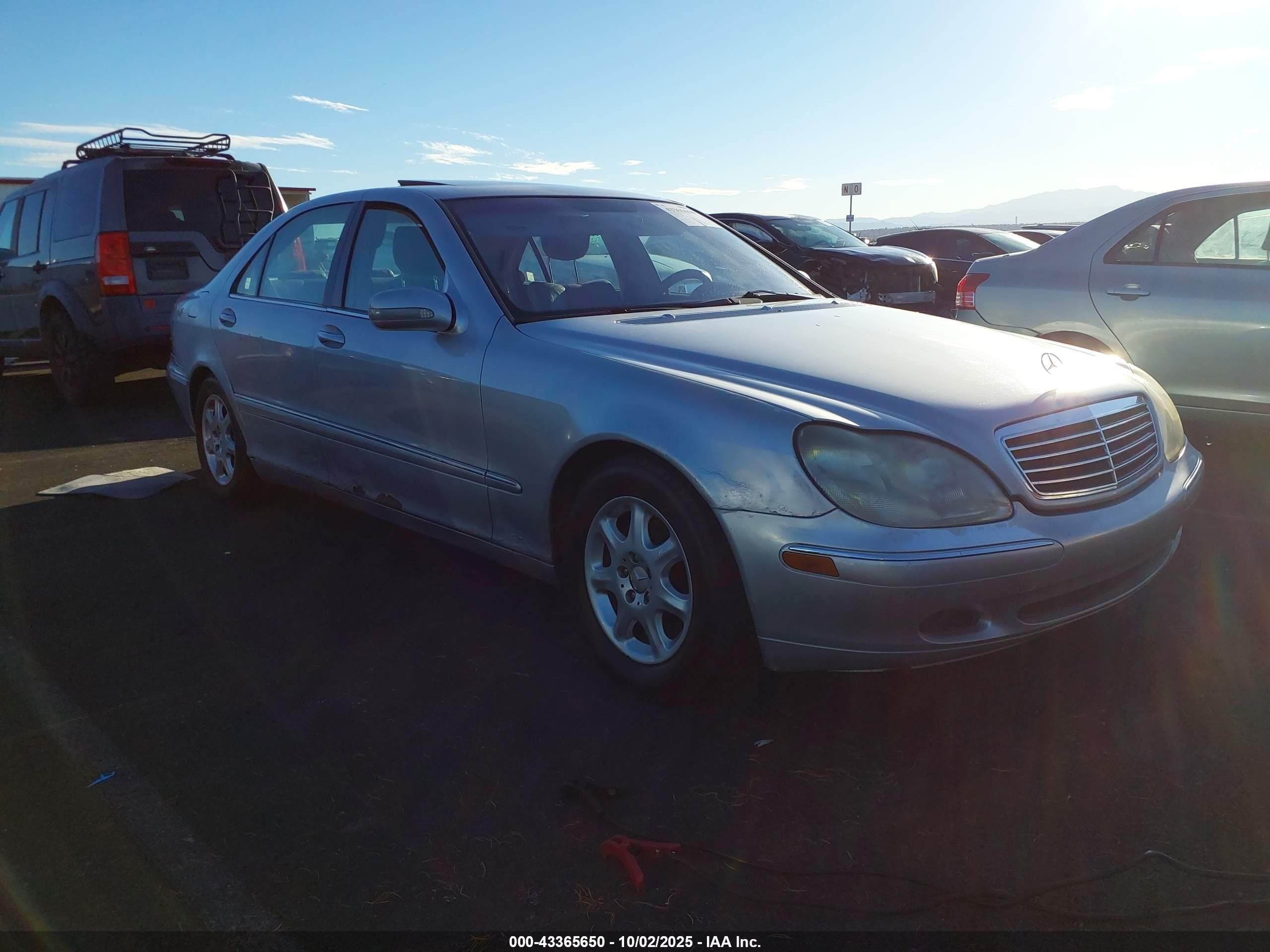 2000 Mercedes-benz S 430   Silver vin: WDBNG70J7YA086494